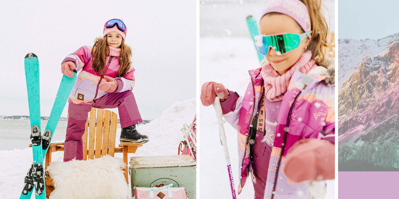 Habits de neige pour fille de 3-12 ans || Snowsuits For 3-12 Years Girl
