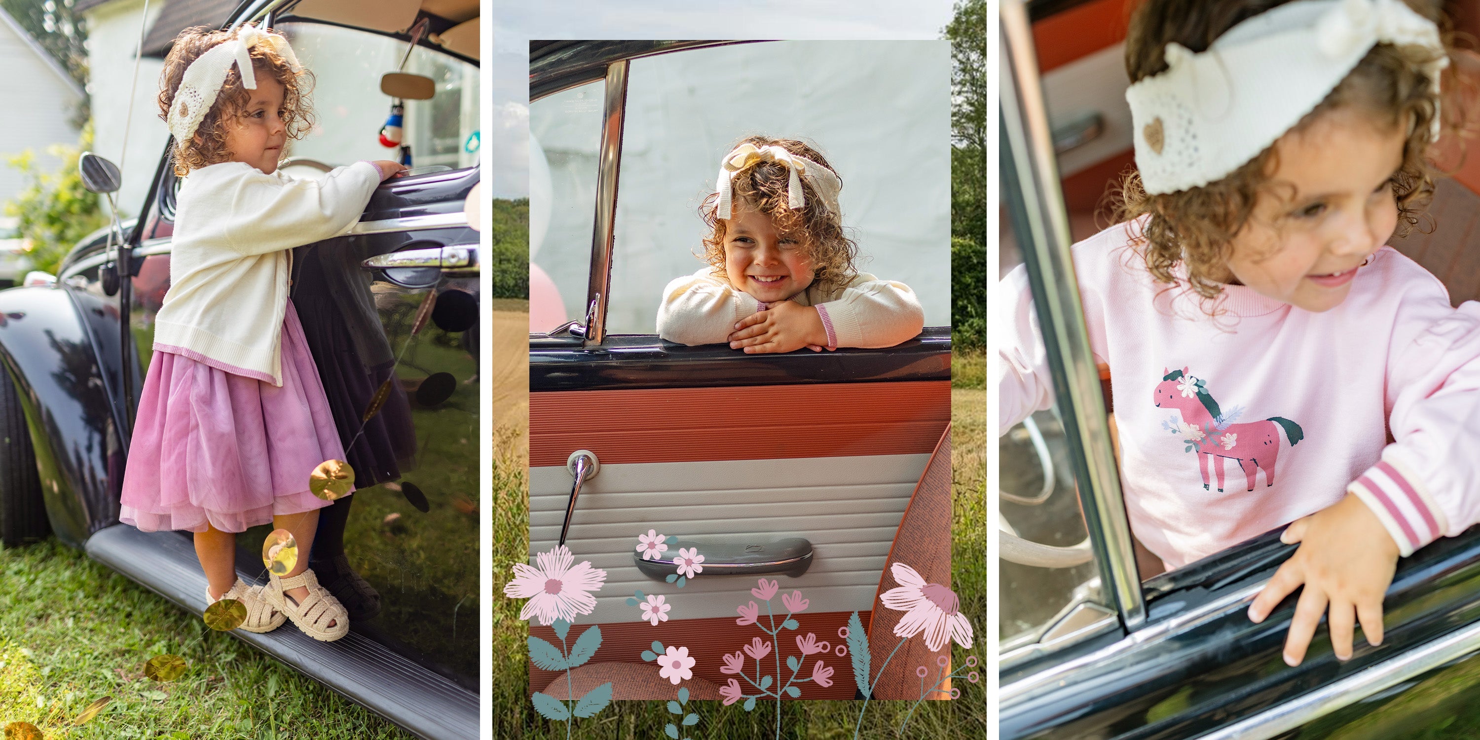 Après-midi à l'anglaise - Bébé fille 6-9 mois à 2-3 ans