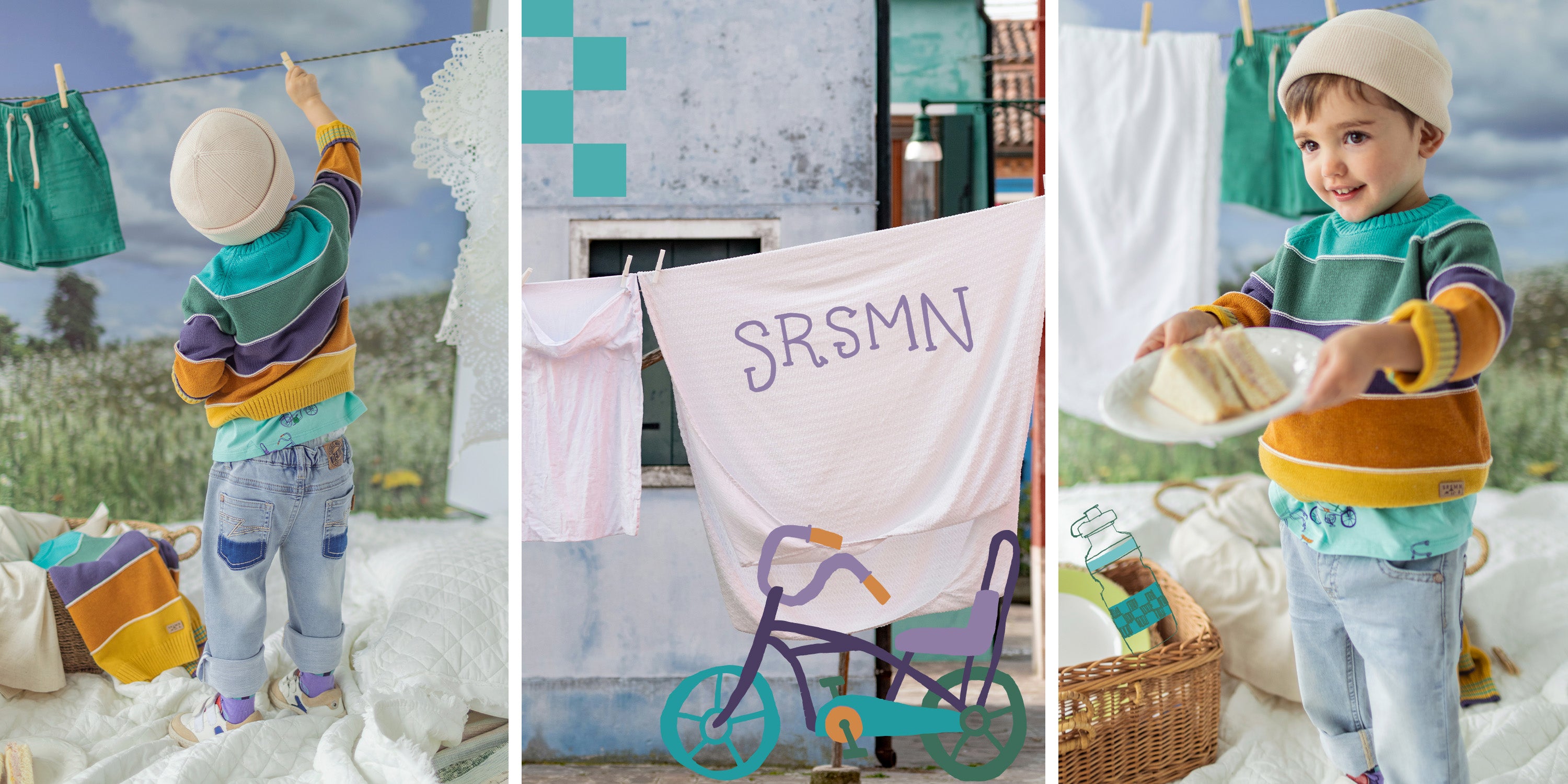 Brise d'été - Bébé garçon 6-9 mois à 2-3 ans