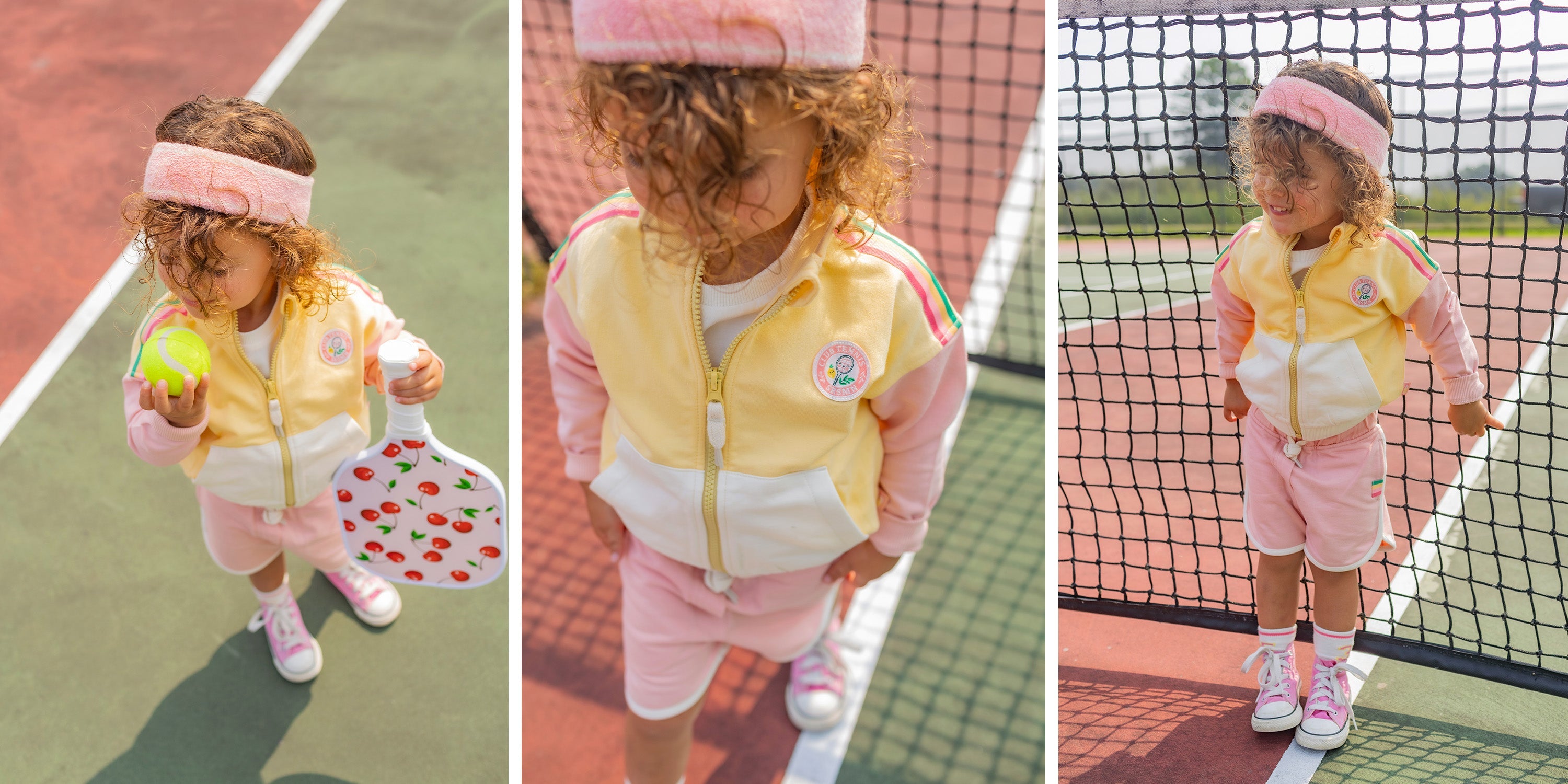 Tennis & explosion de fruits - Bébé fille 6-9 mois à 2-3 ans