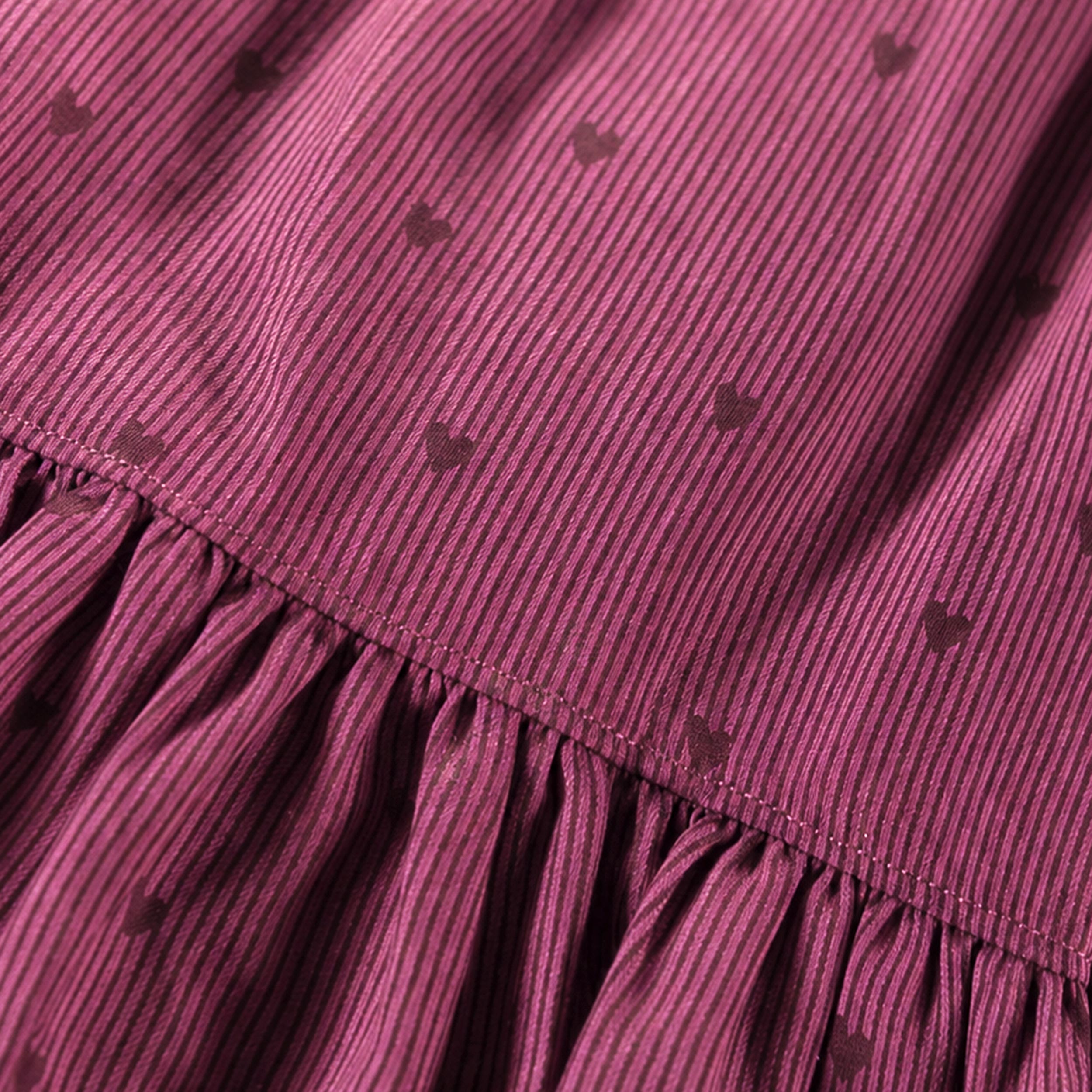 Purple Tiered Viscose Skirt, child