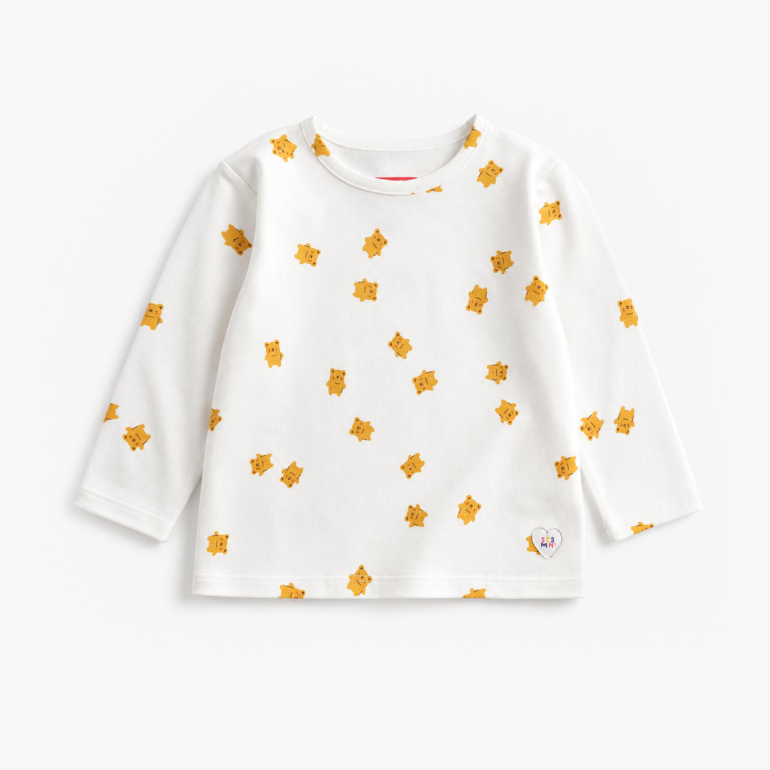 T-shirt crème à imprimé d’oursons, bébé