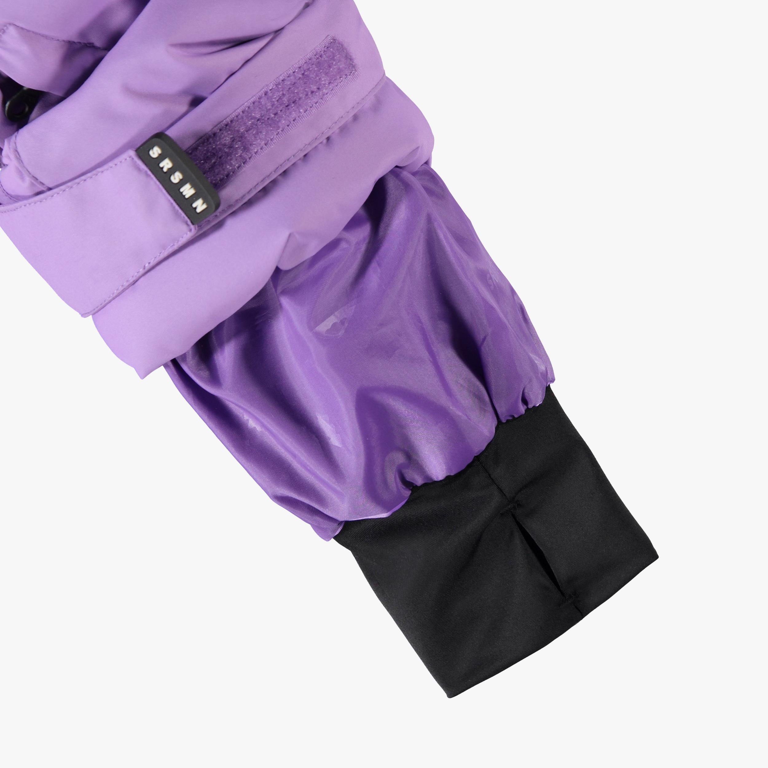 Habit de neige deux pièces PERFO+ mauve et noir, enfant