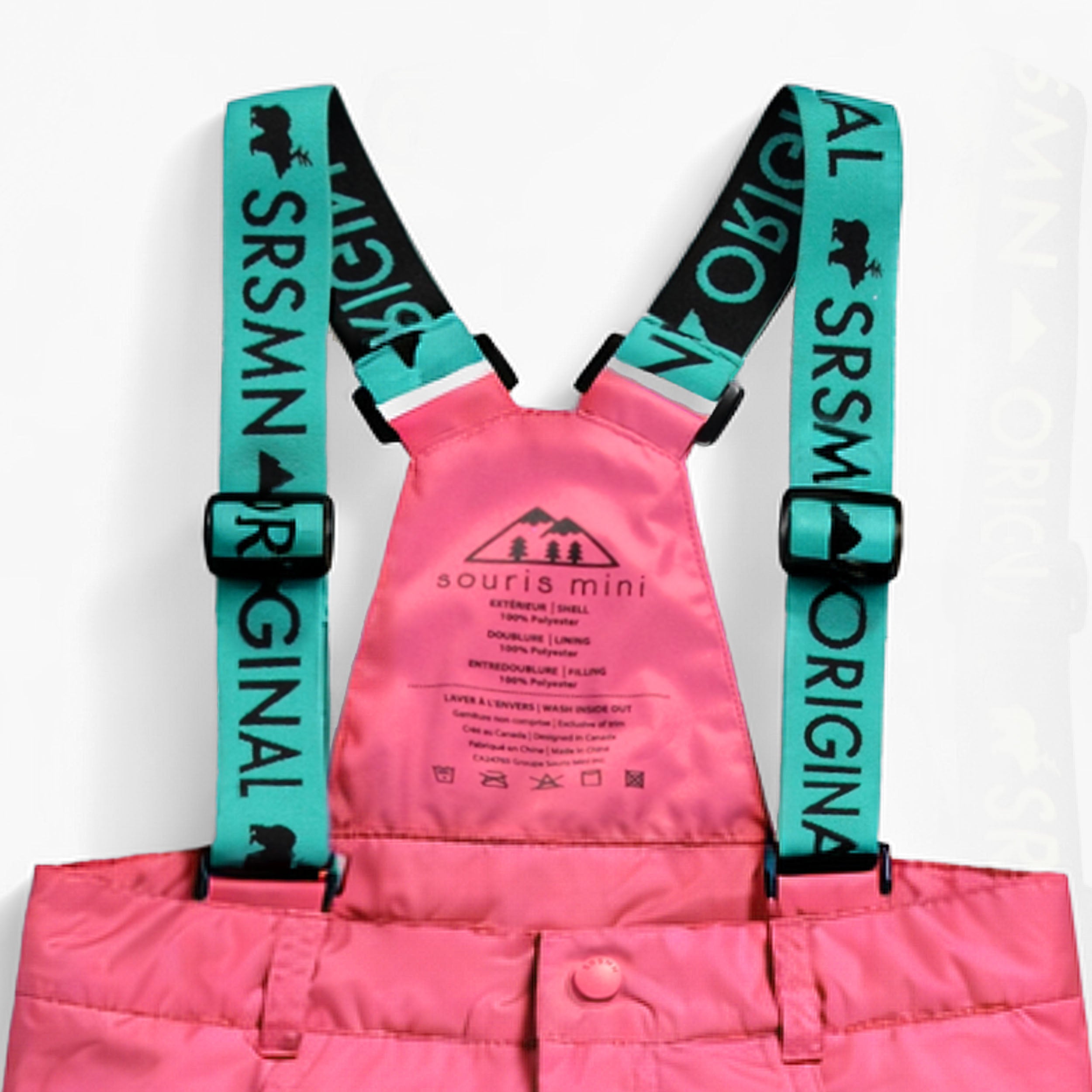 Pink PERFO+ Two-Piece Snowsuit, child
