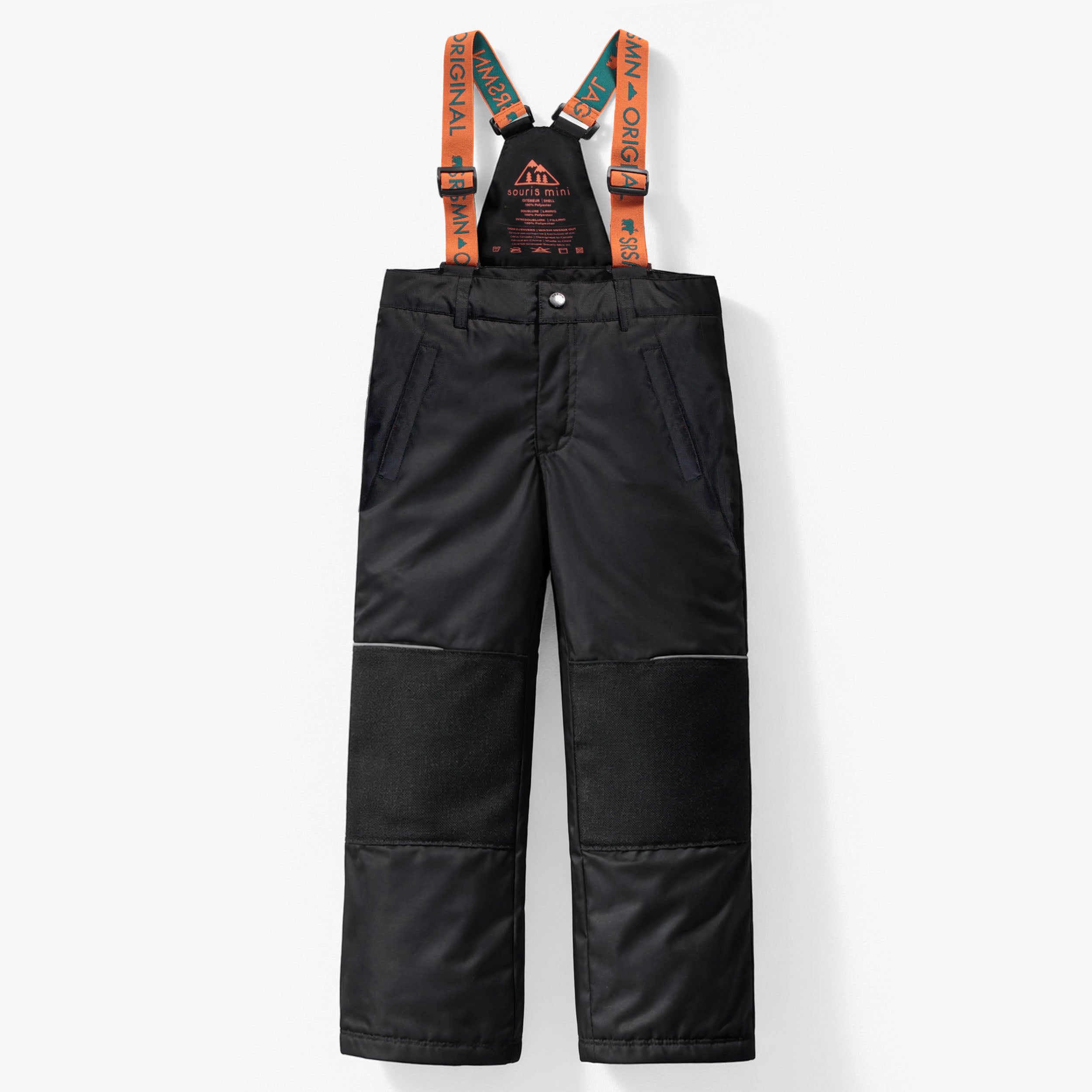 Turquoise Mountain Print Two-Piece Snowsuit, child