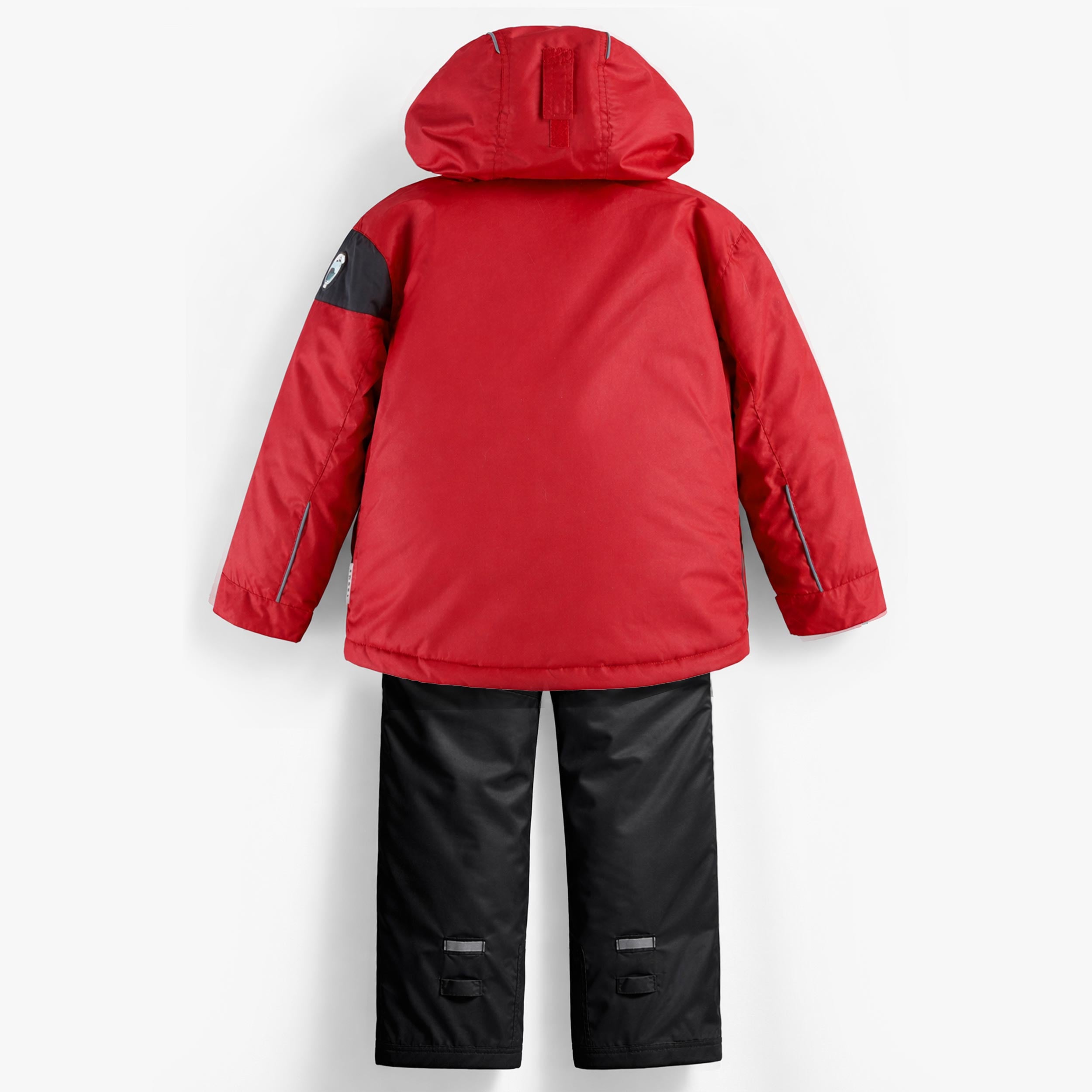 Red and Black PERFO+ Two-Piece Snowsuit, child