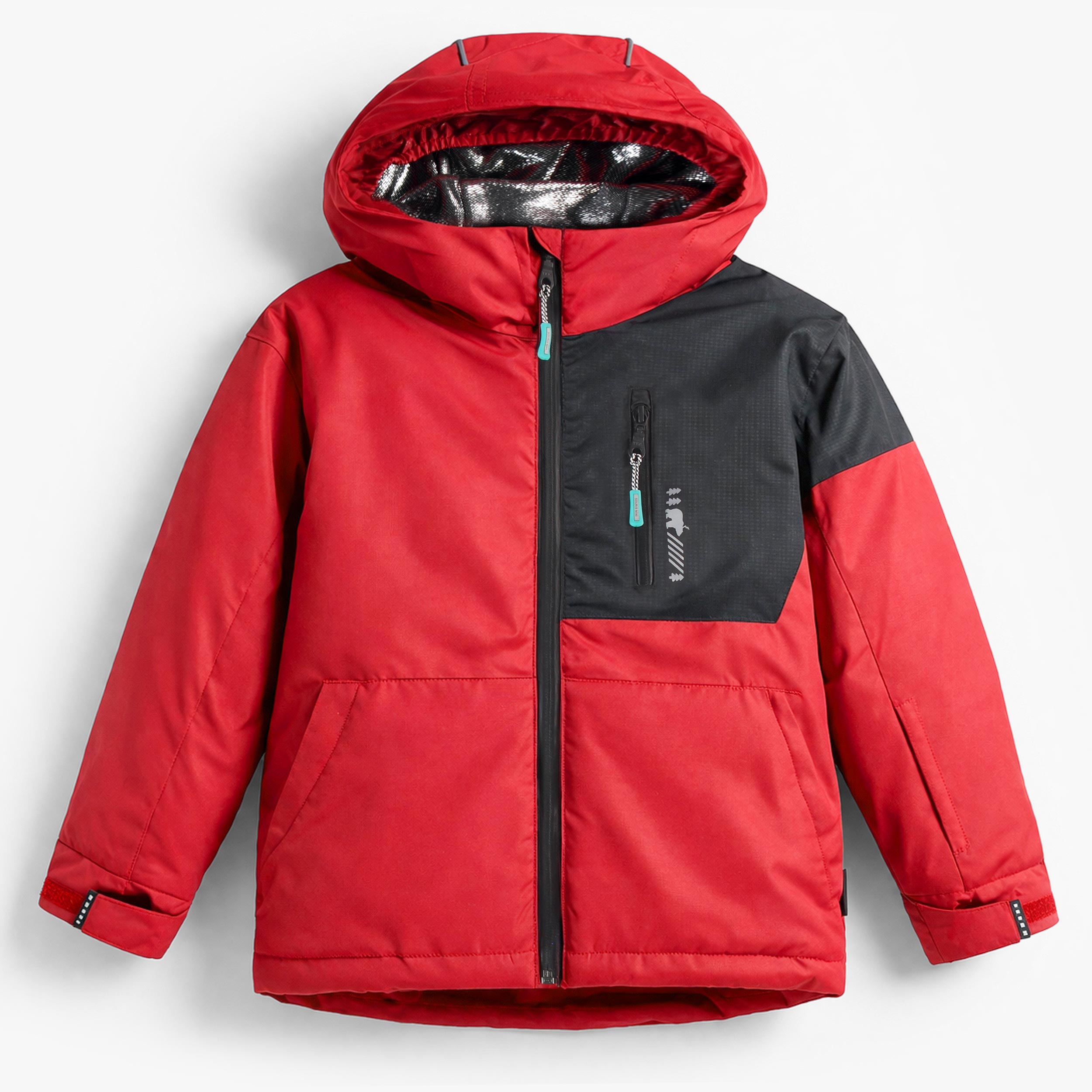 Red and Black PERFO+ Two-Piece Snowsuit, child