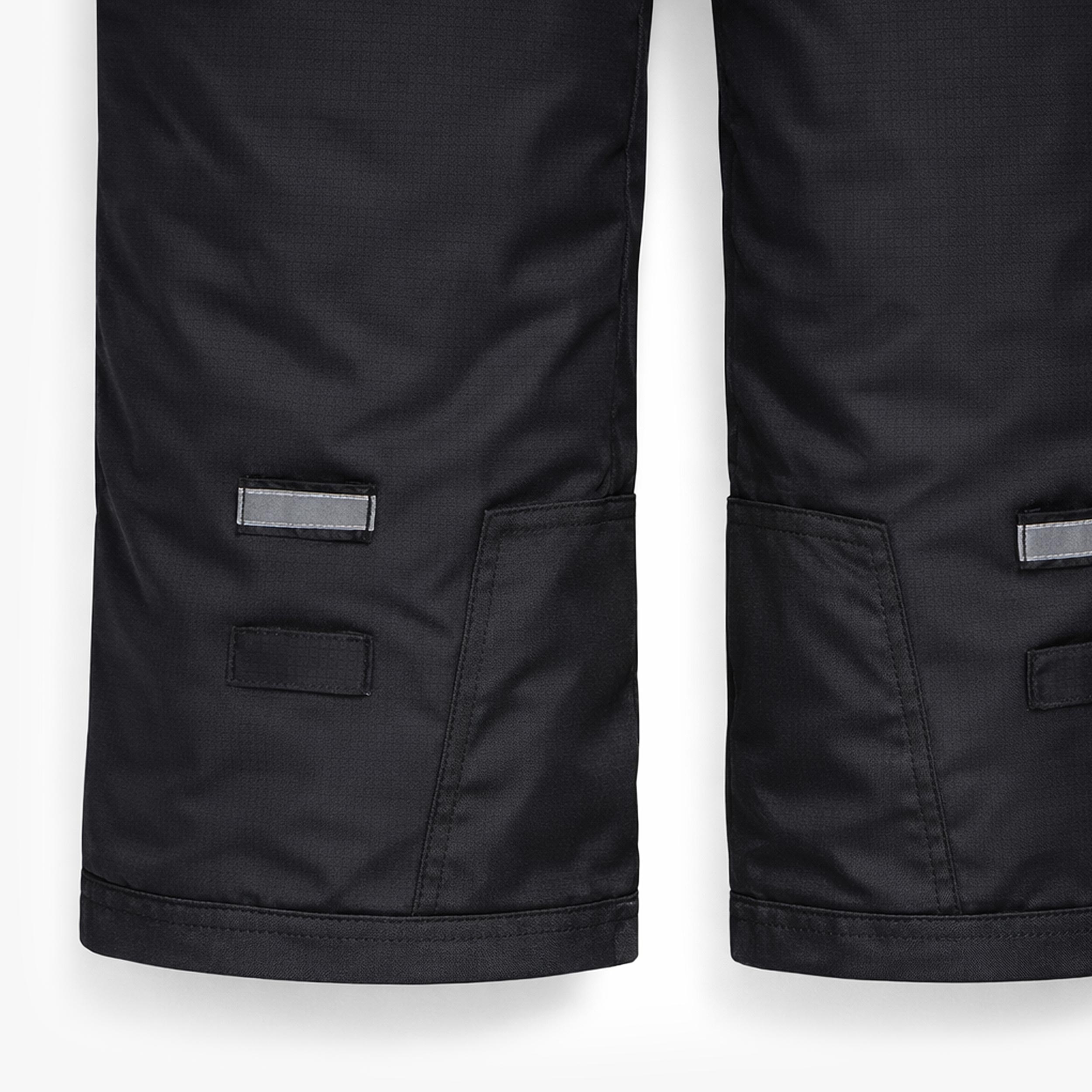 Black Snow Bib Pants, child