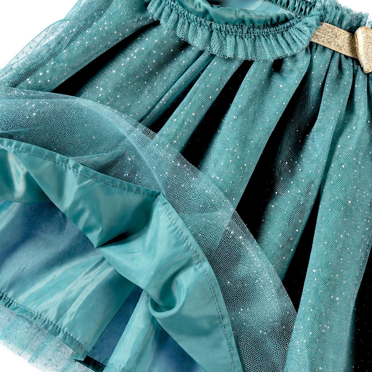 Jupe turquoise en tulle des Fêtes, enfant