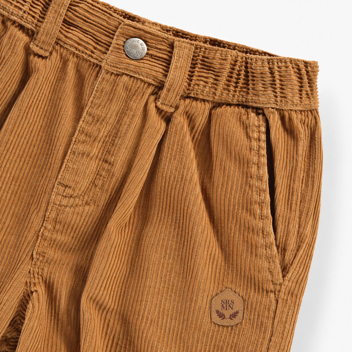 Pantalon brun en velours côtelé, enfant