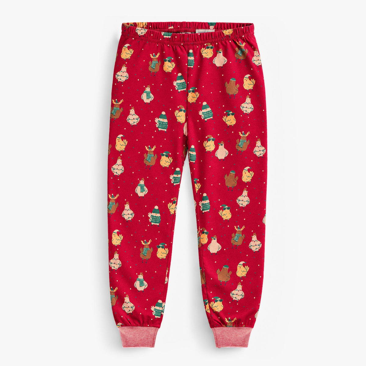 Pyjama deux pièces rouge à motifs des Fêtes, enfant