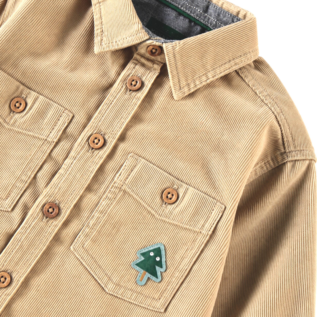 Beige corduroy shirt, baby
