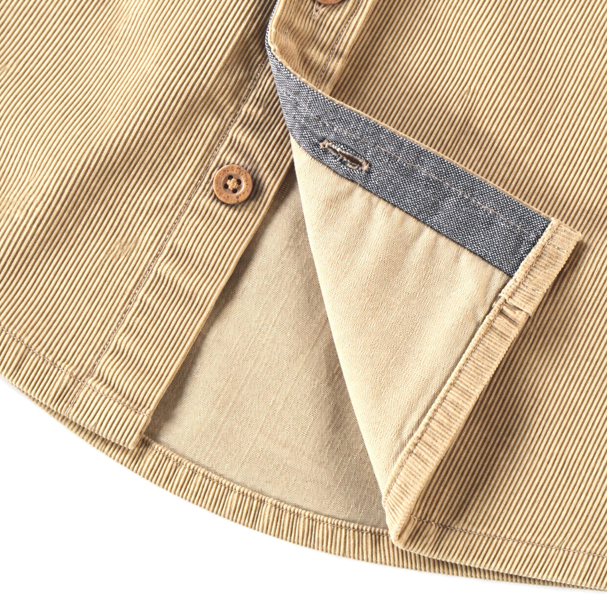 Beige corduroy shirt, baby