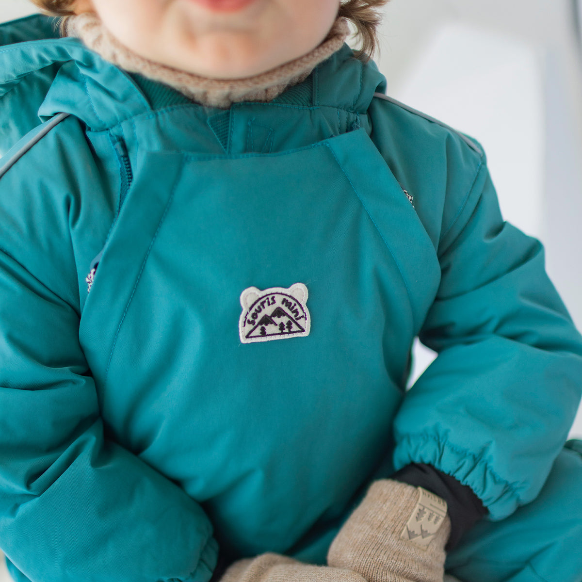 Habit de neige une pièce PERFO+ turquoise, bébé