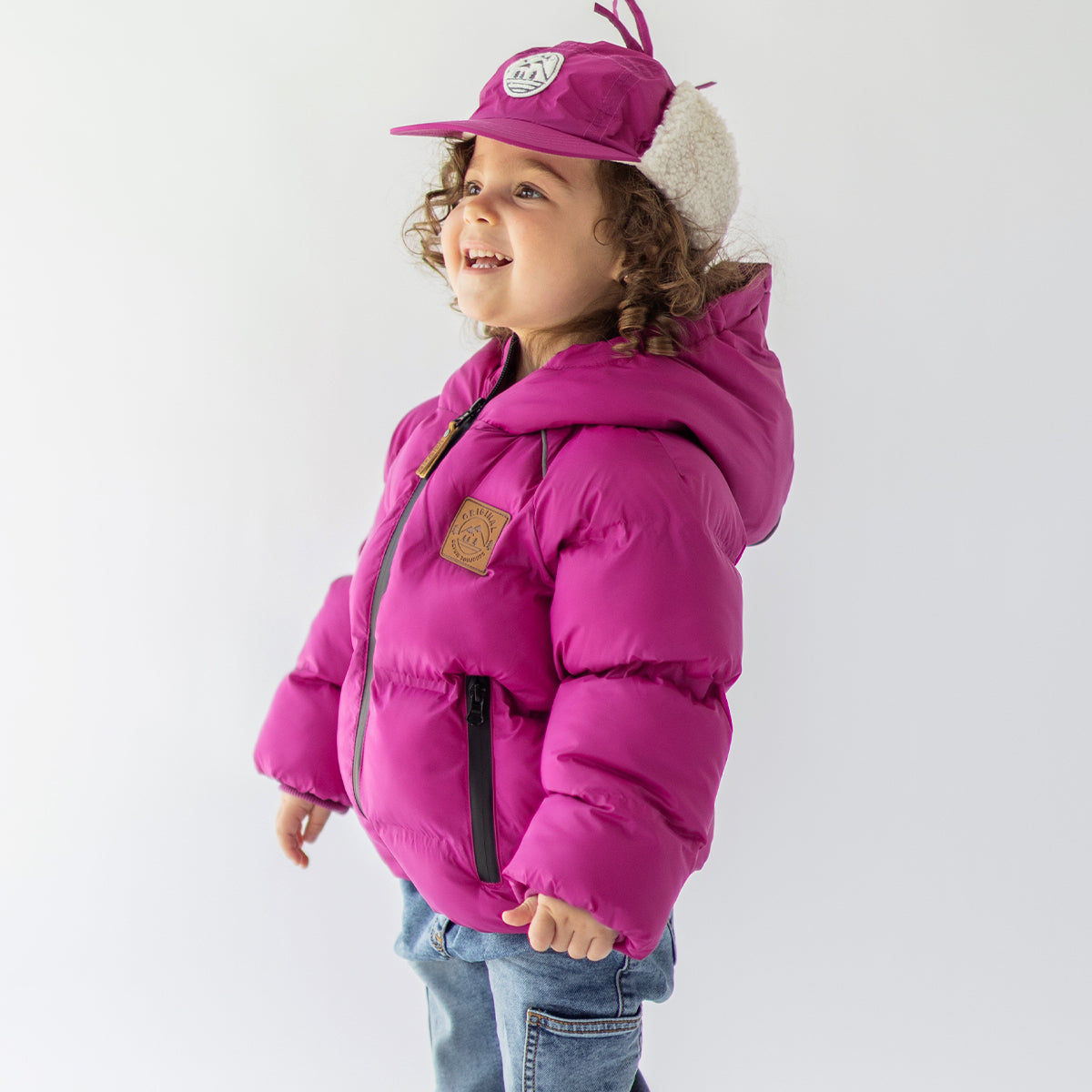 Photo d'un Manteau doudoune mauve, bébé