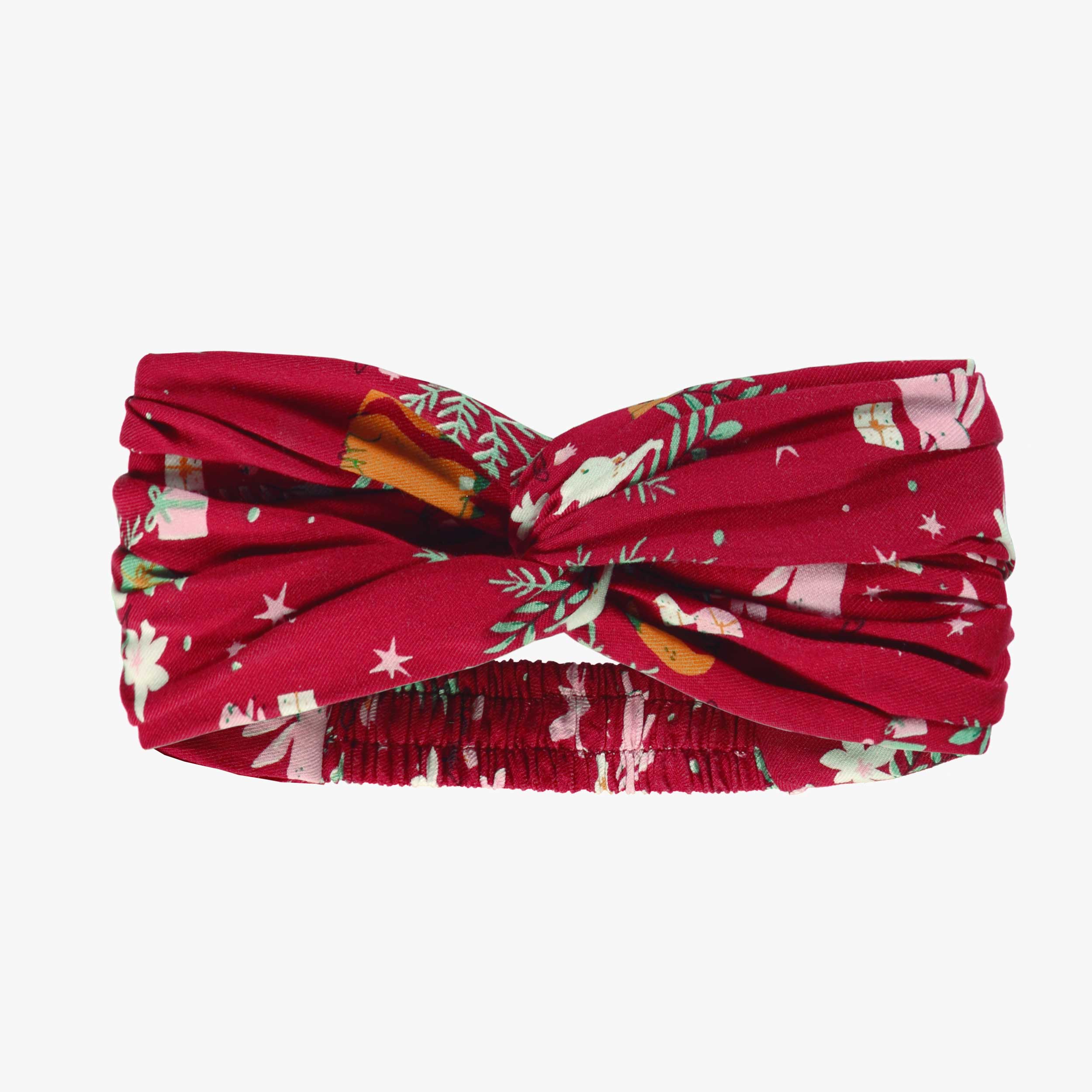 Bandeau rouge à motifs festifs, enfant - Souris Mini