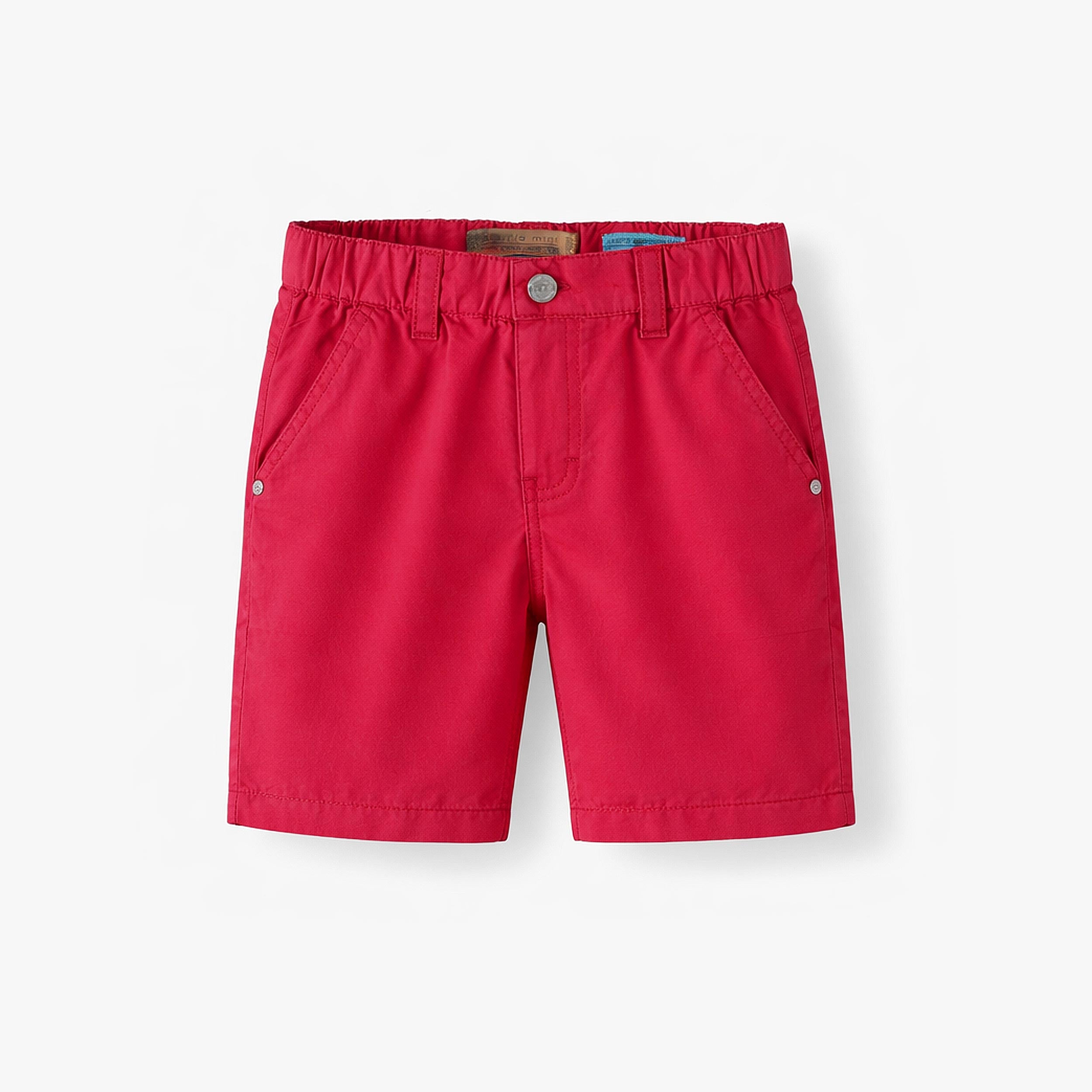 Bermuda rouge coupe régulière, enfant - Souris Mini