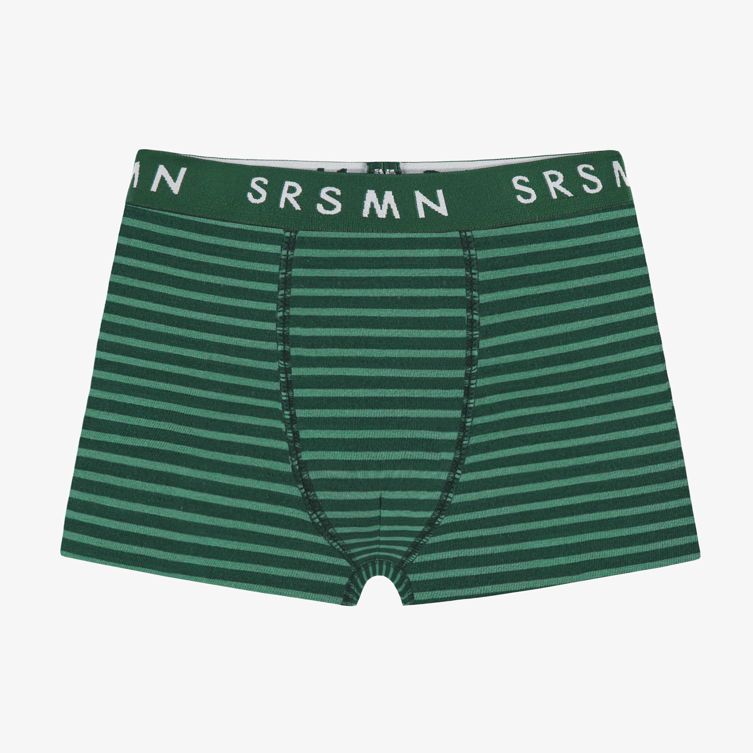 Boxer vert à rayures, enfant | Souris Mini