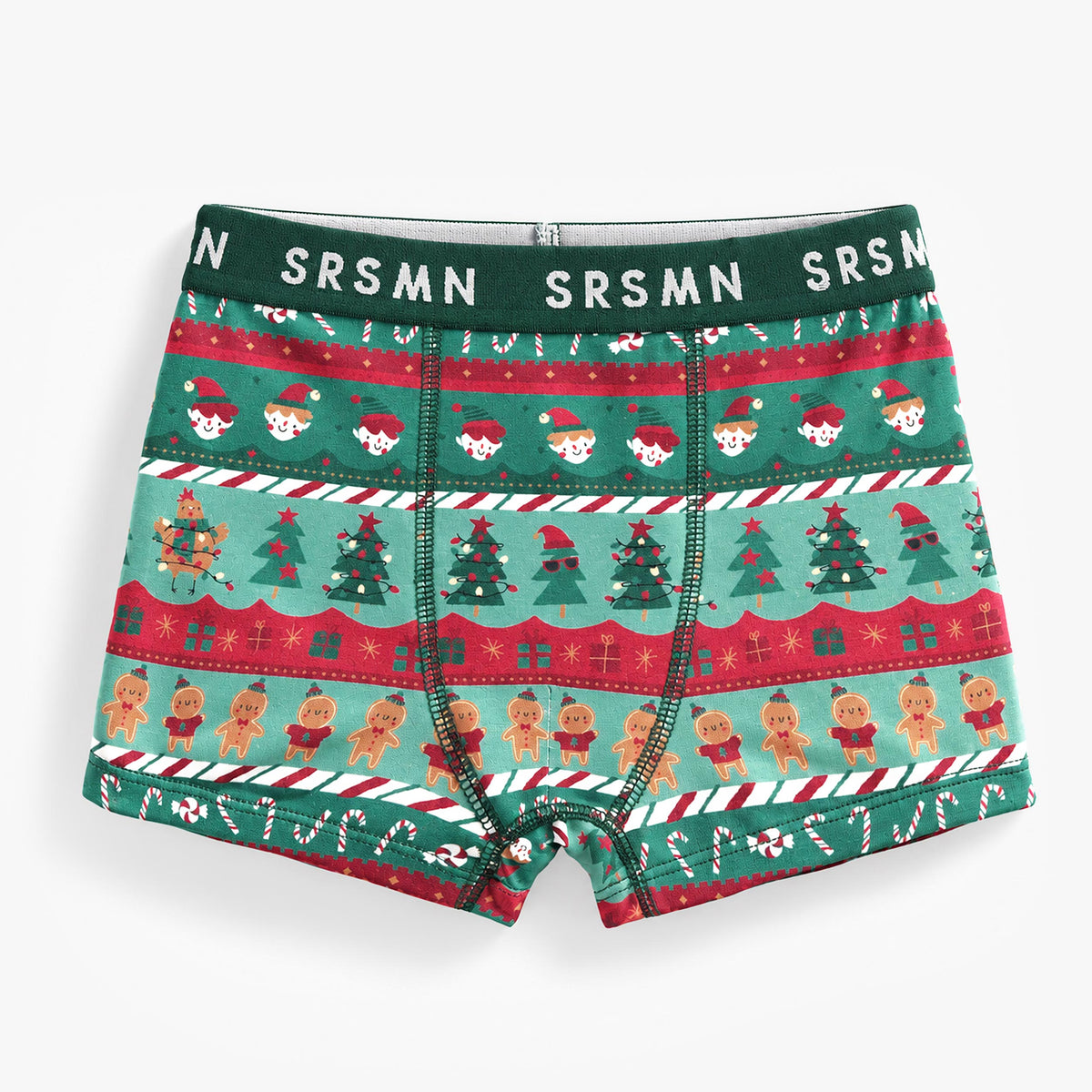 Boxer ajusté à motifs des Fêtes, enfant garçon - Souris Mini
