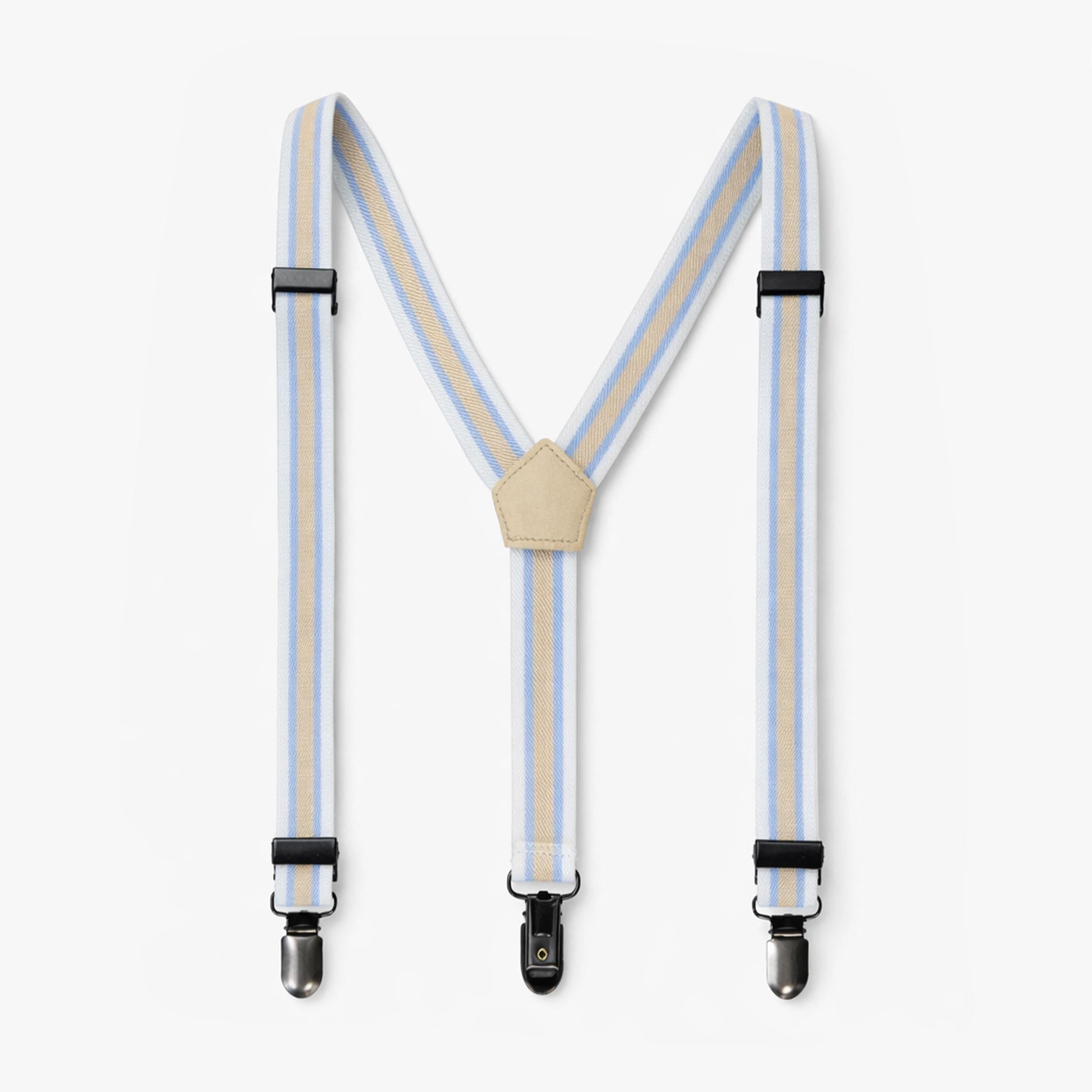 Bretelles blanches à rayures, enfant - Souris Mini