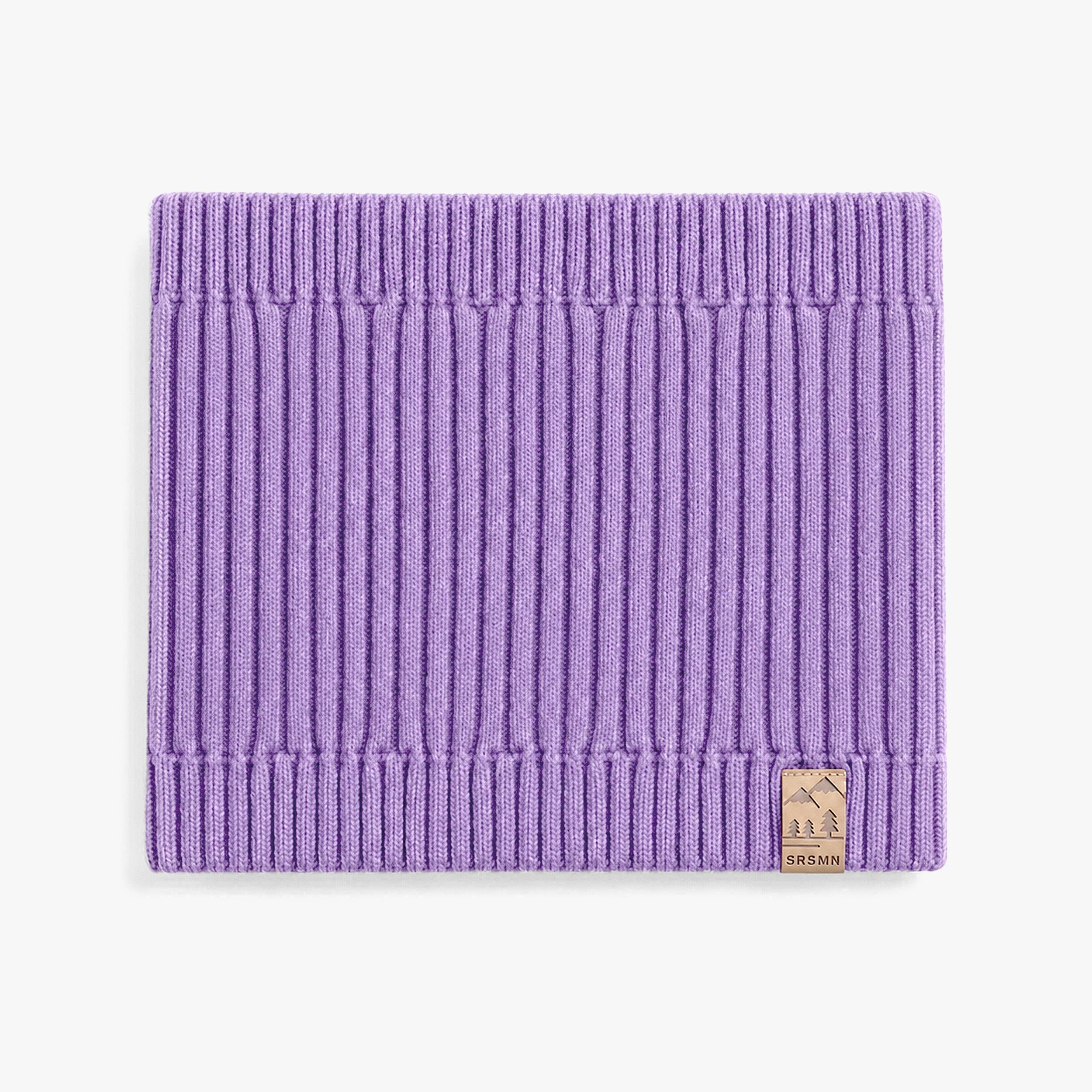 Cache-cou mauve en tricot, enfant - Souris Mini