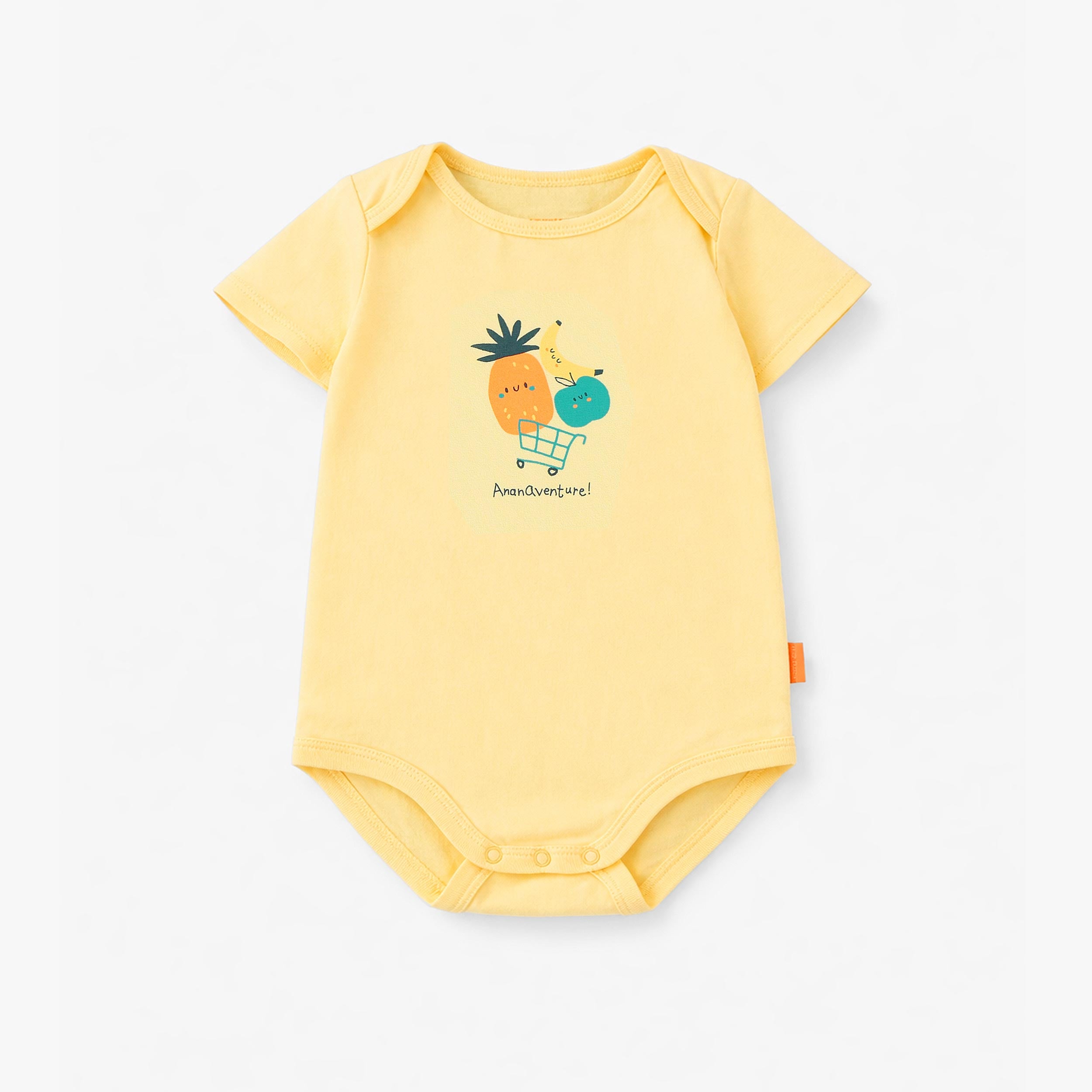 Cache-couche jaune avec illustration, bébé - Souris Mini