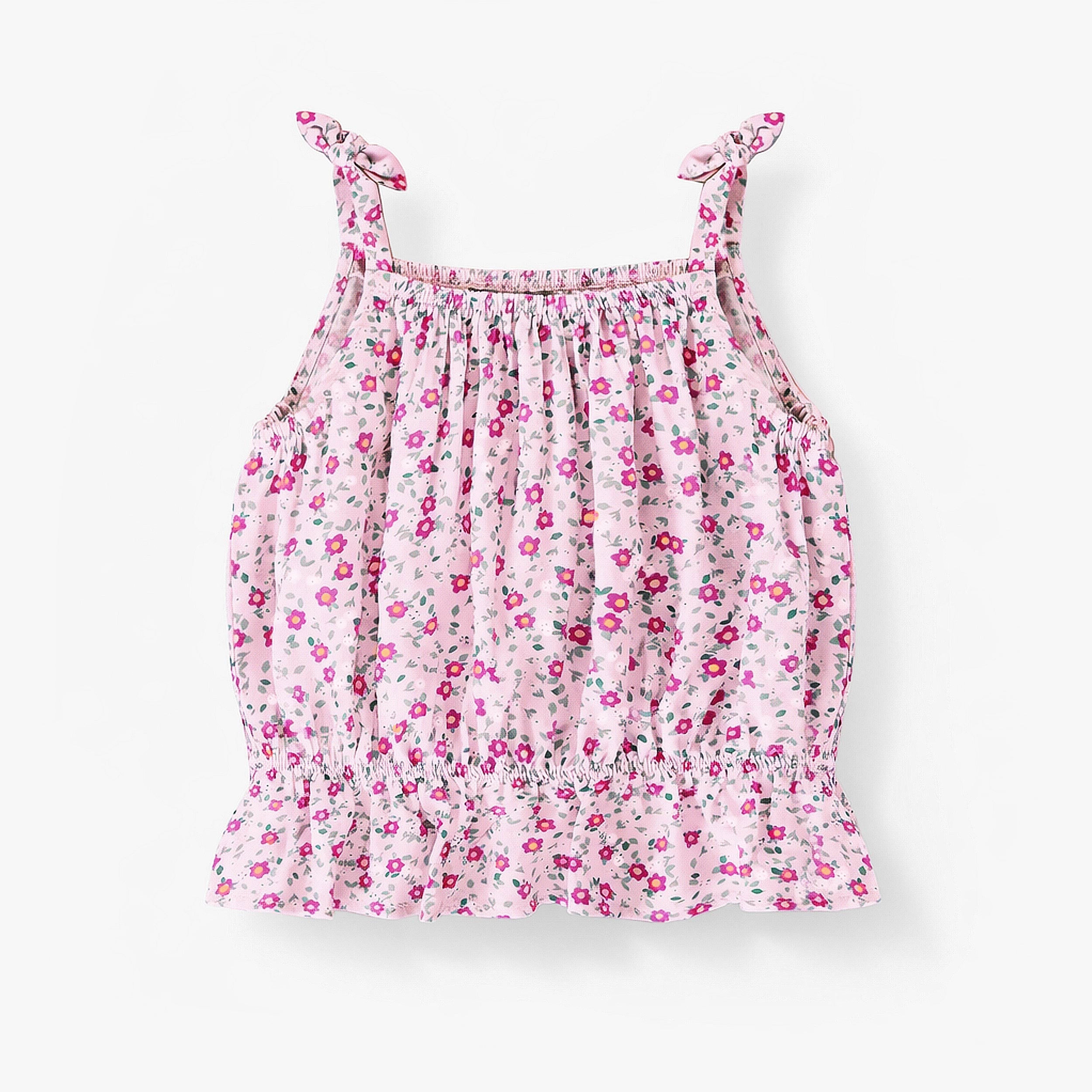 Camisole lilas à motif floral, enfant - Souris Mini