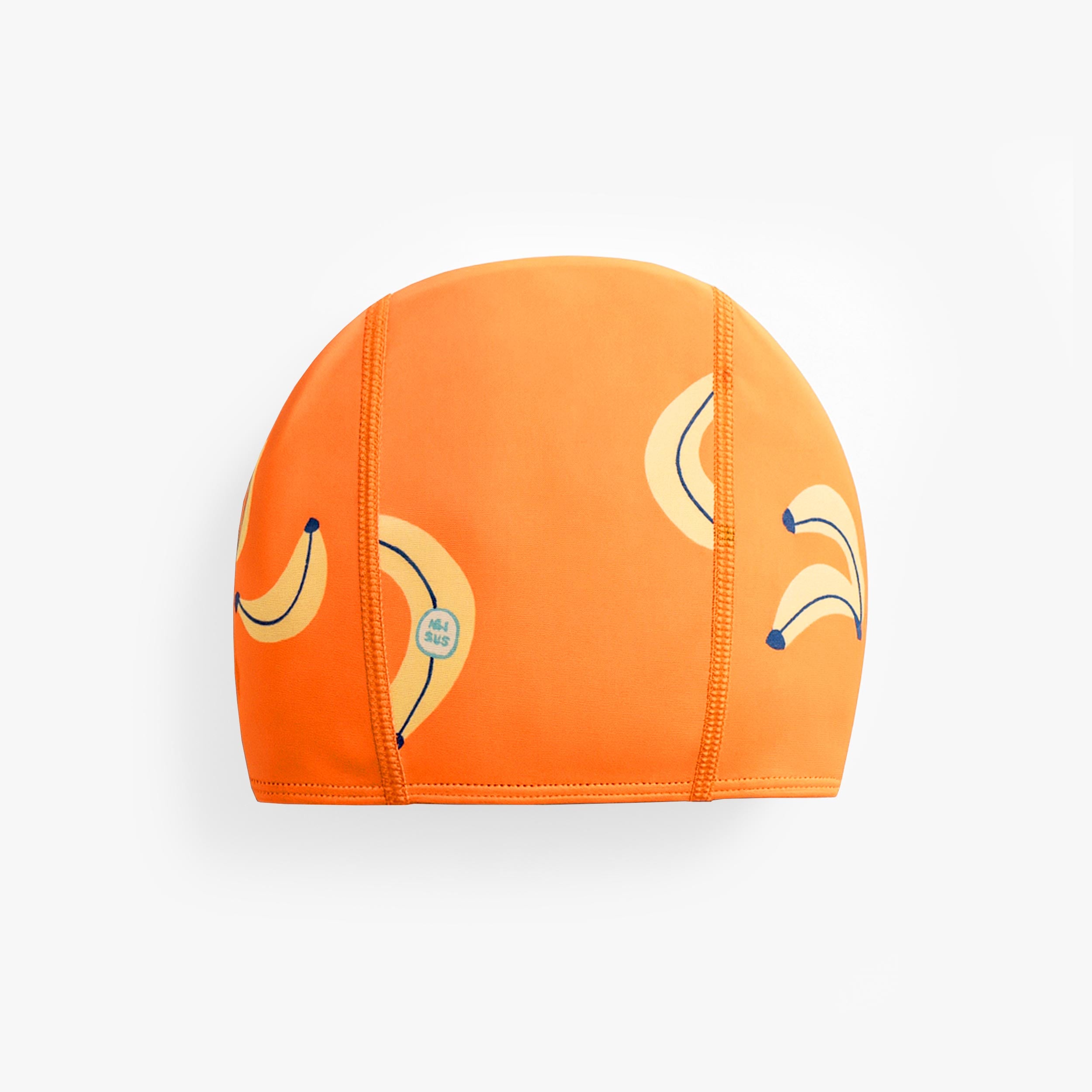 Casque de bain orange motifs de bananes enfant - Souris Mini