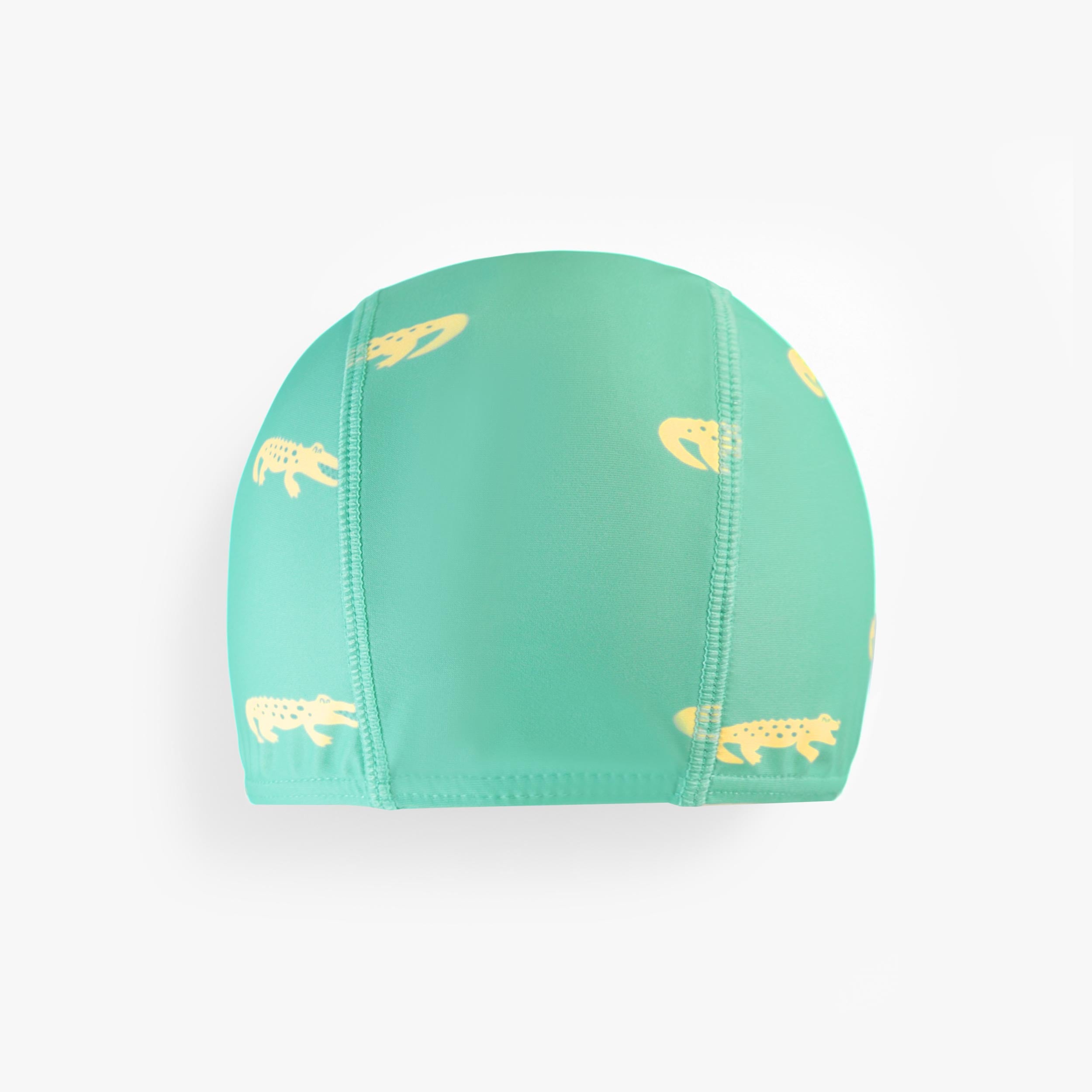 Casque de bain turquoise à motifs de crocodiles, enfant - Souris Mini