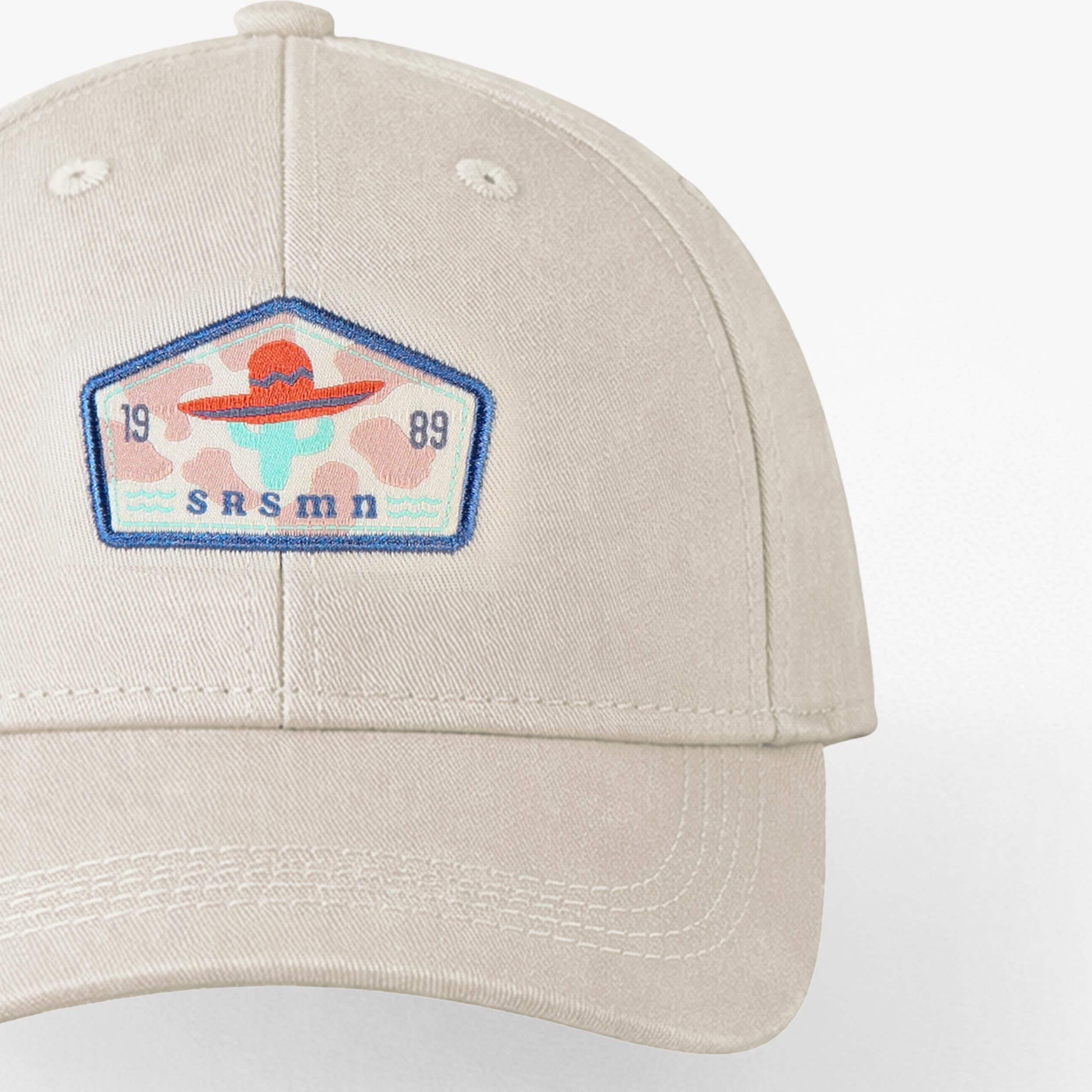 Casquette beige avec écusson, enfant - Souris Mini