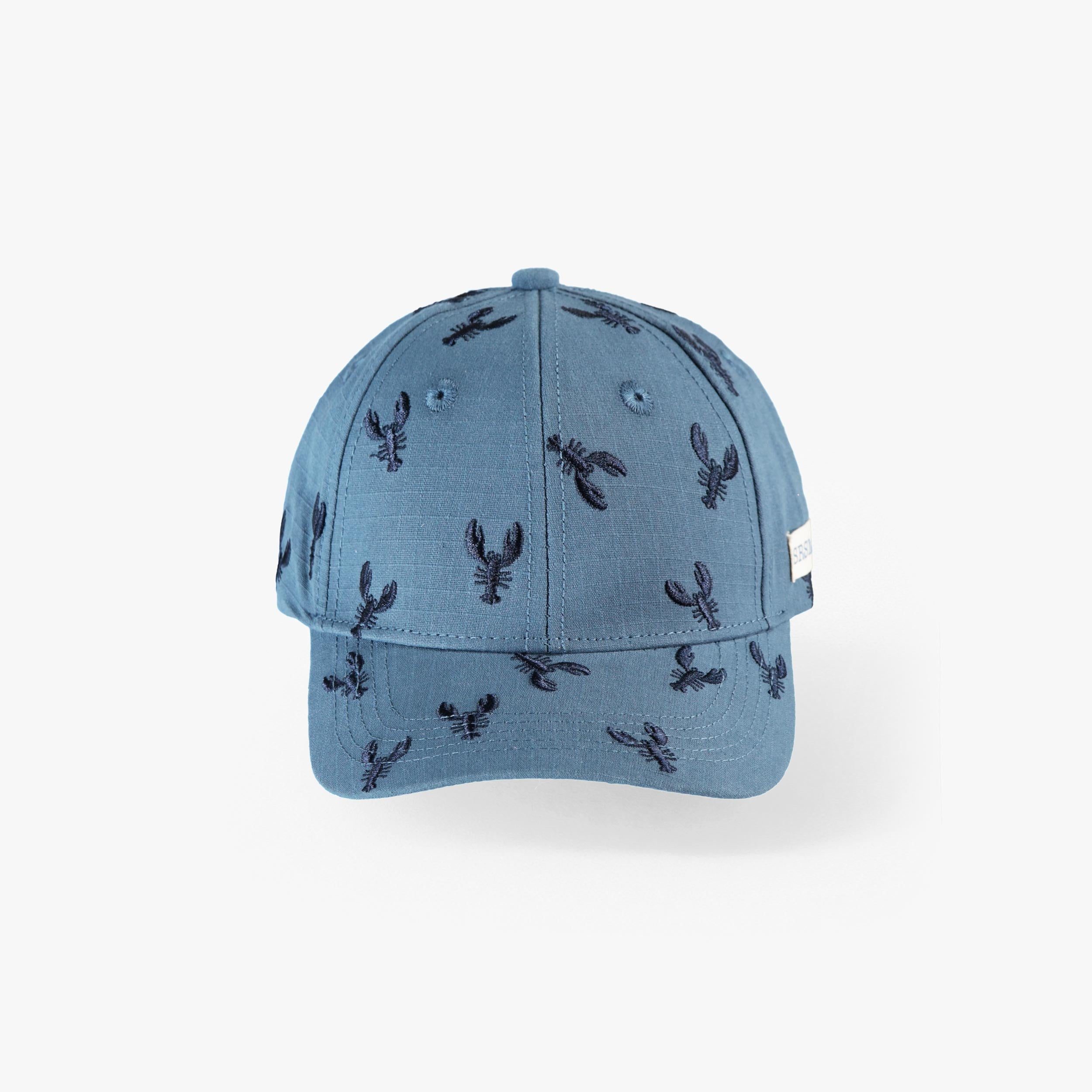 Casquette bleue avec broderies de homards, bébé - Souris Mini