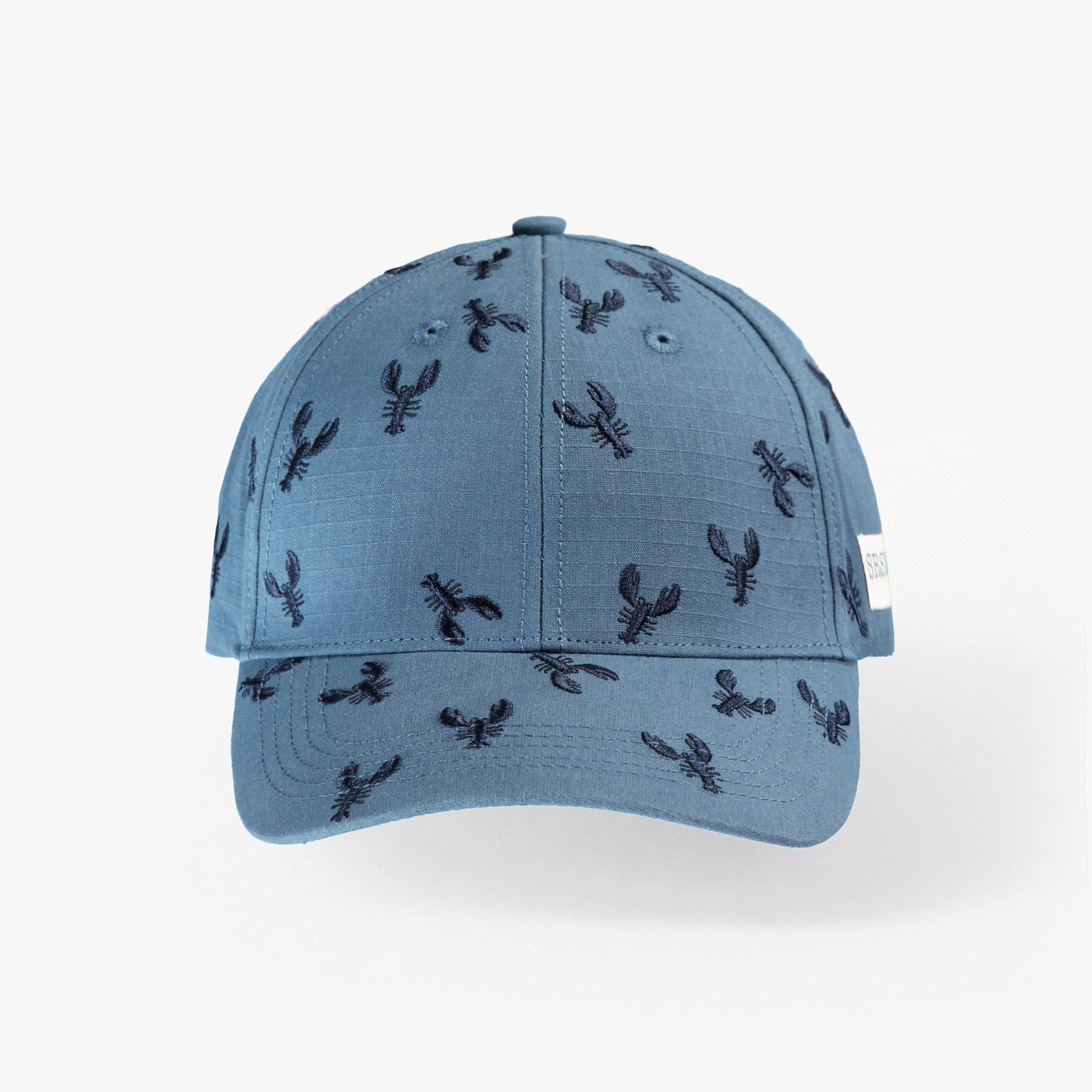 Casquette bleue avec broderies de homards, enfant - Souris Mini
