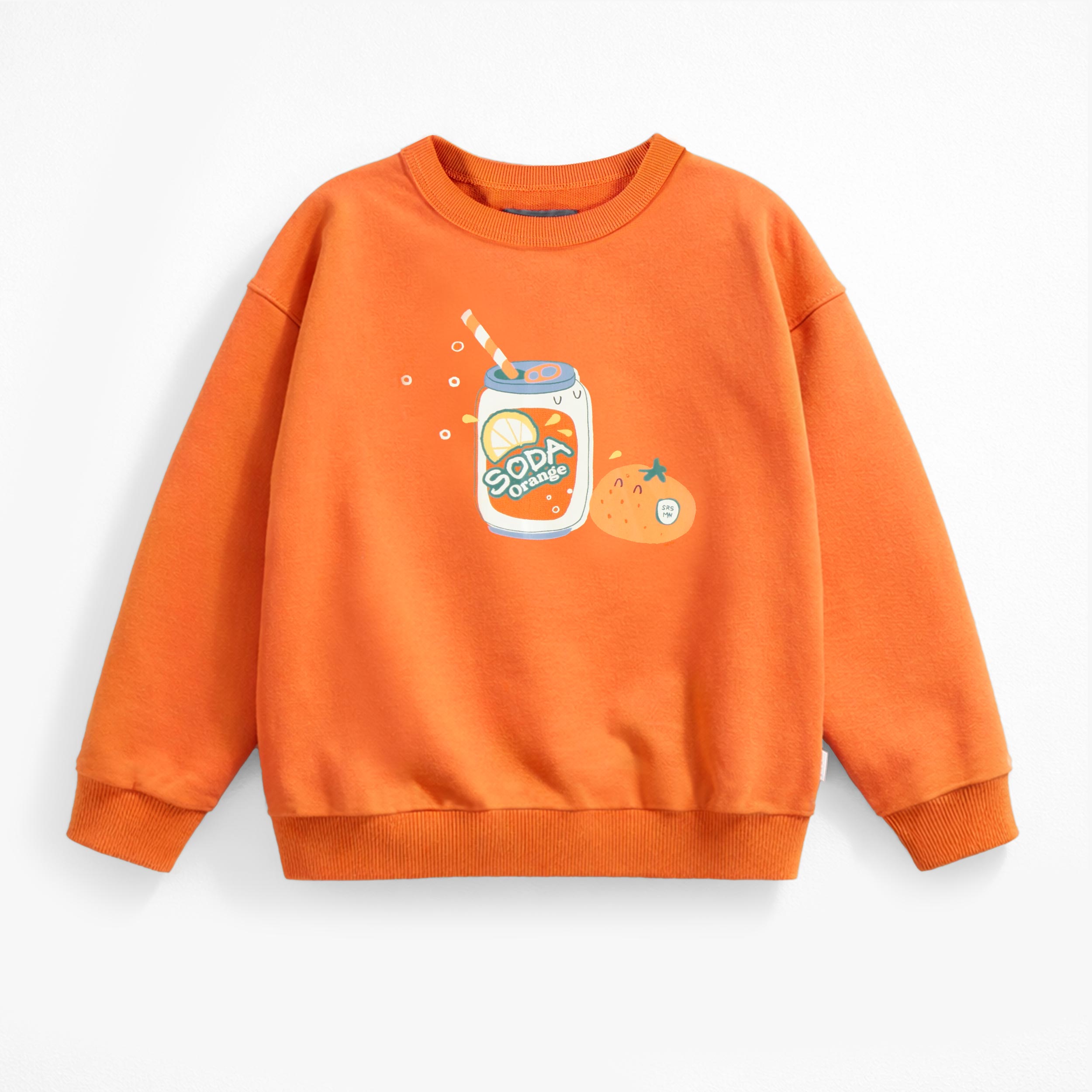 Chandail orange avec illustration, enfant - Souris Mini