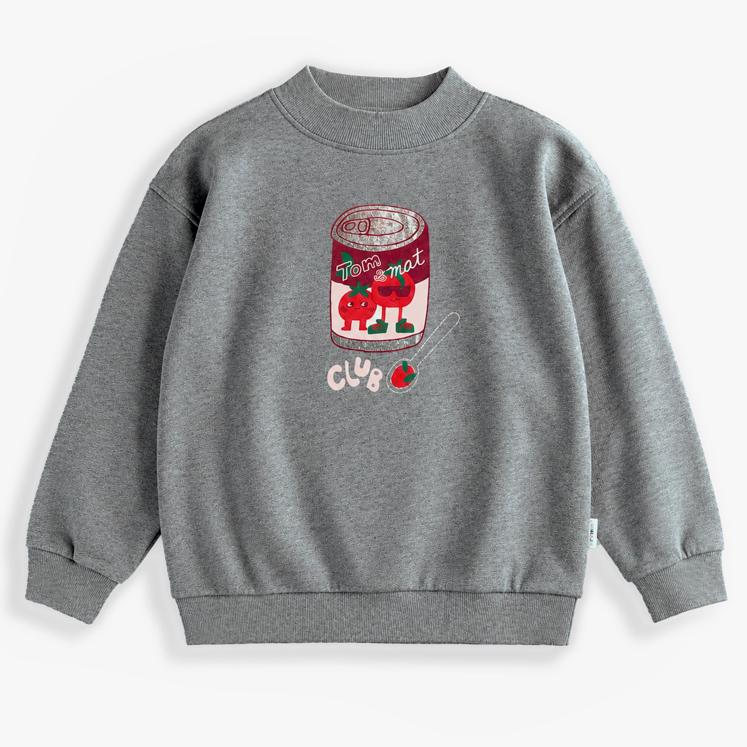 Chandail molletonné gris à imprimé, enfant - Souris Mini