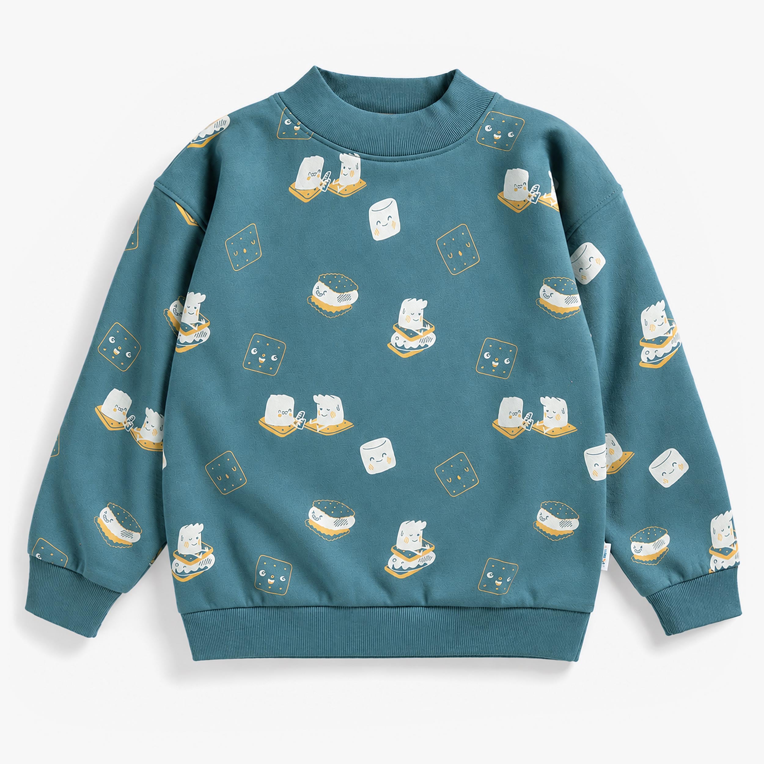 Chandail molletonné bleu à imprimé, enfant - Souris Mini