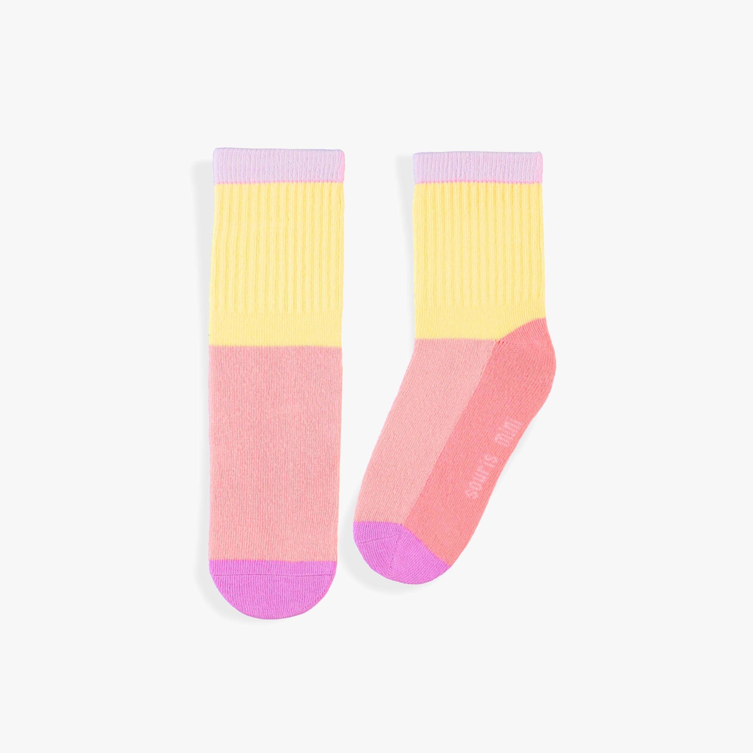 Chaussettes bloc de couleurs, enfant - Souris Mini