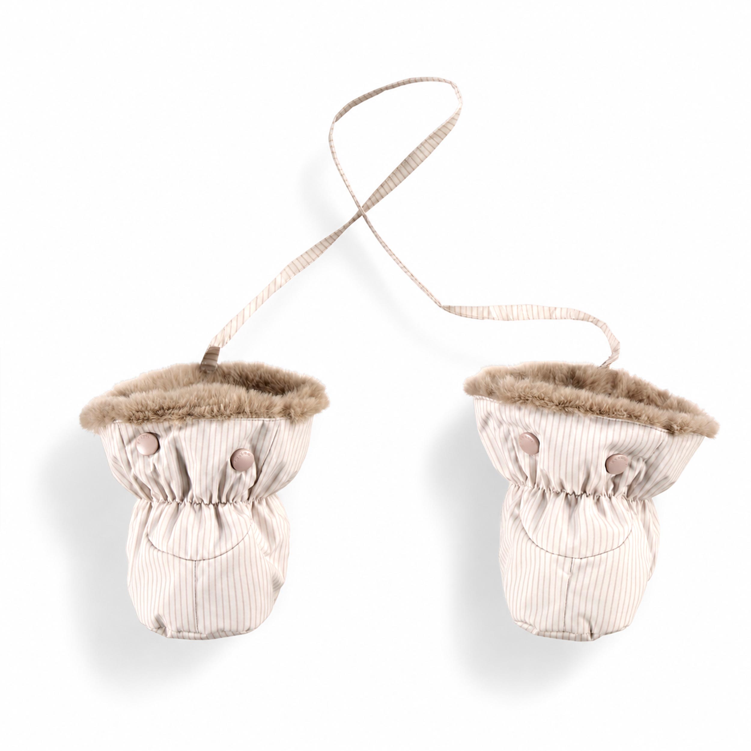 Chaussons amovibles pour habit de neige beige de bébé Souris Mini