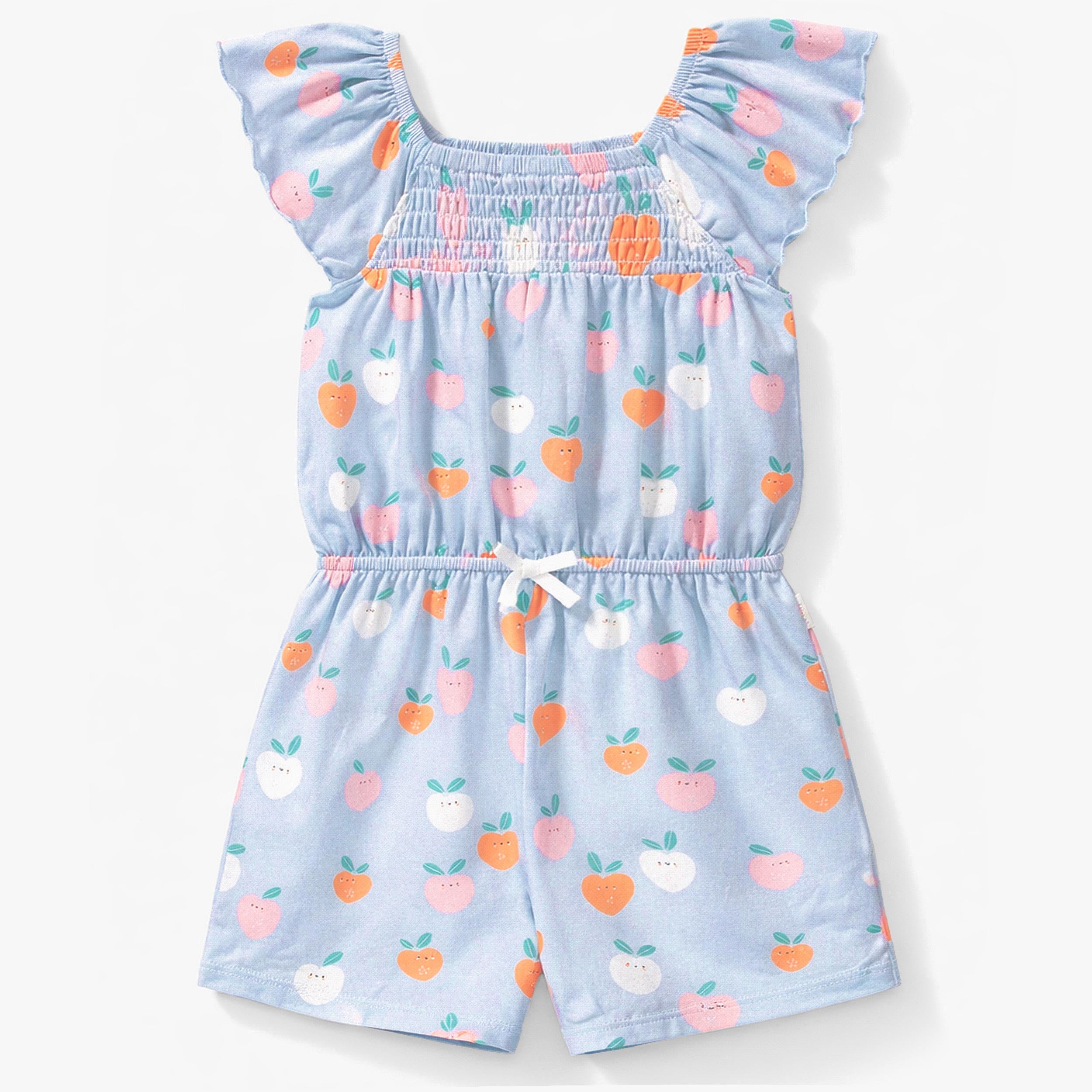 Combishort bleu à motifs de fruits, enfant - Souris Mini