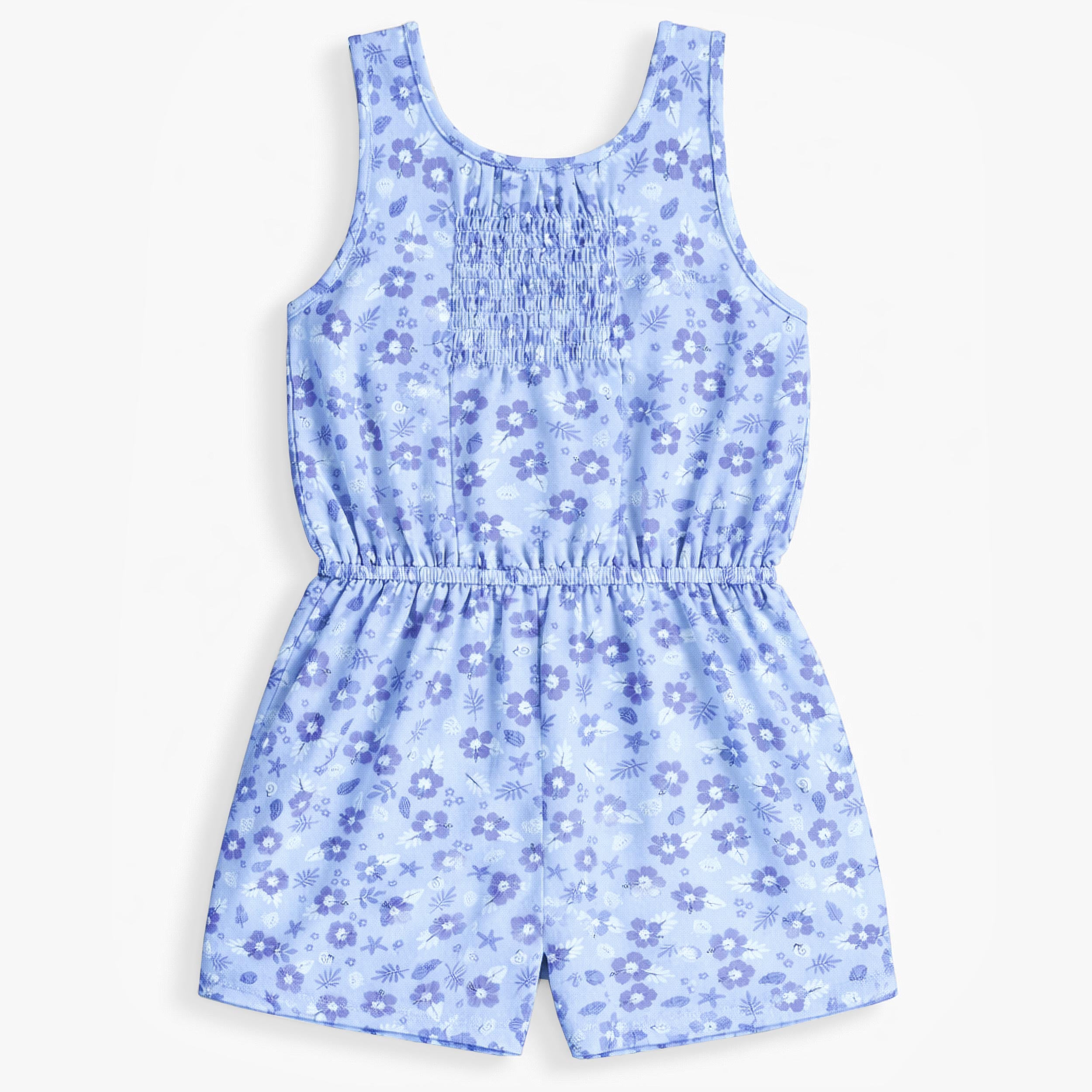 Combishort bleu à motifs, enfant - Souris Mini