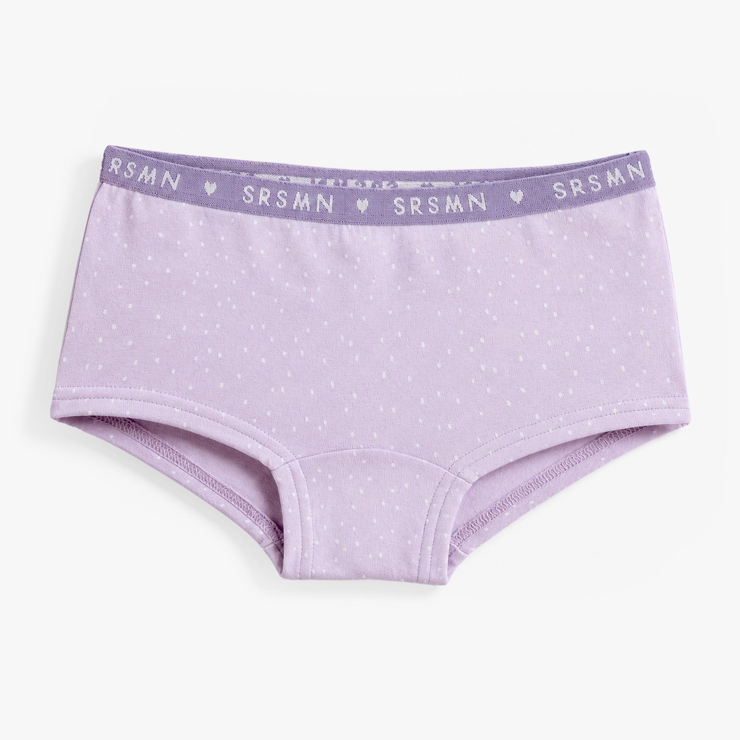 Culotte garçonne lilas à pois, enfant - Souris Mini