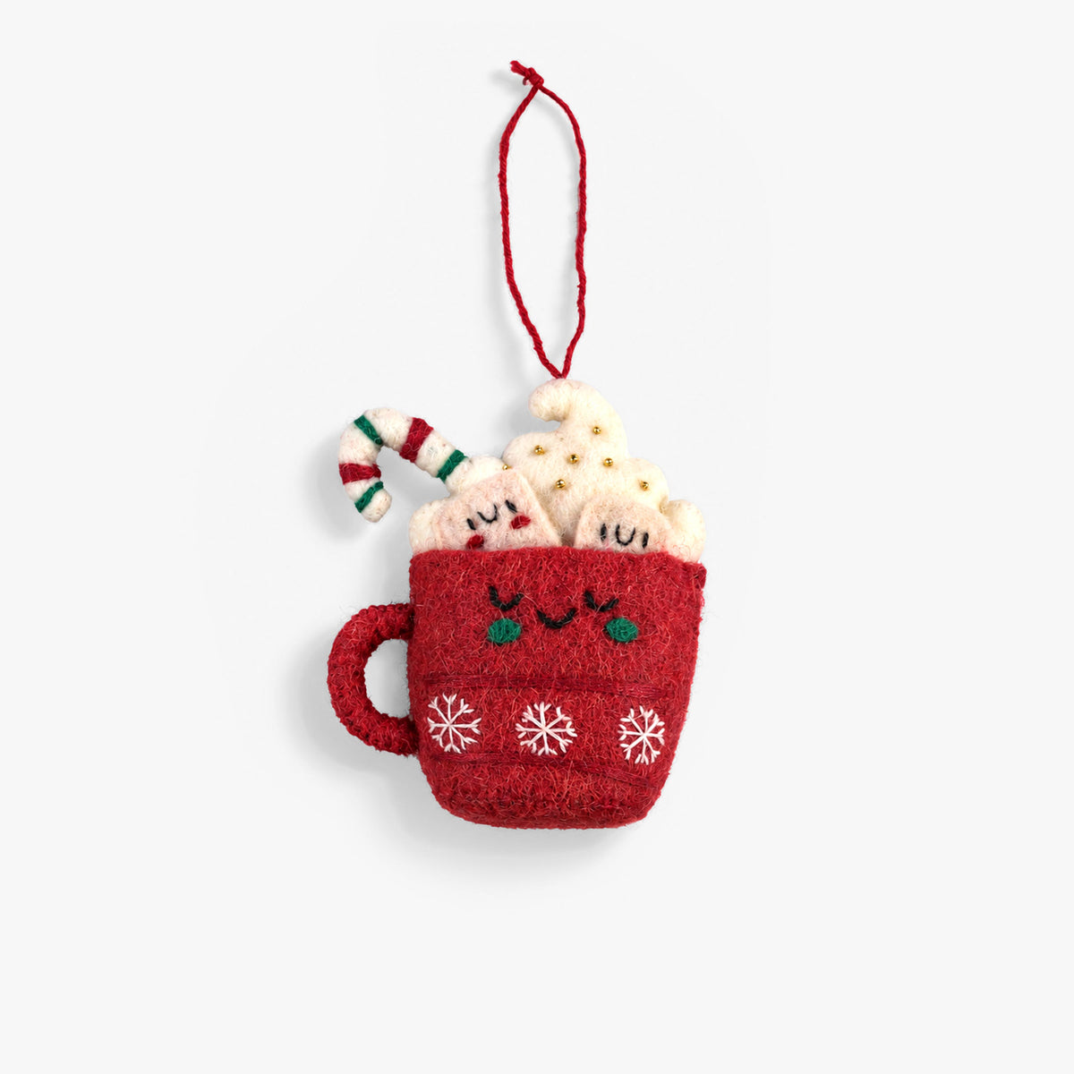 Décoration des Fêtes en feutre - Chocolat chaud - Souris Mini