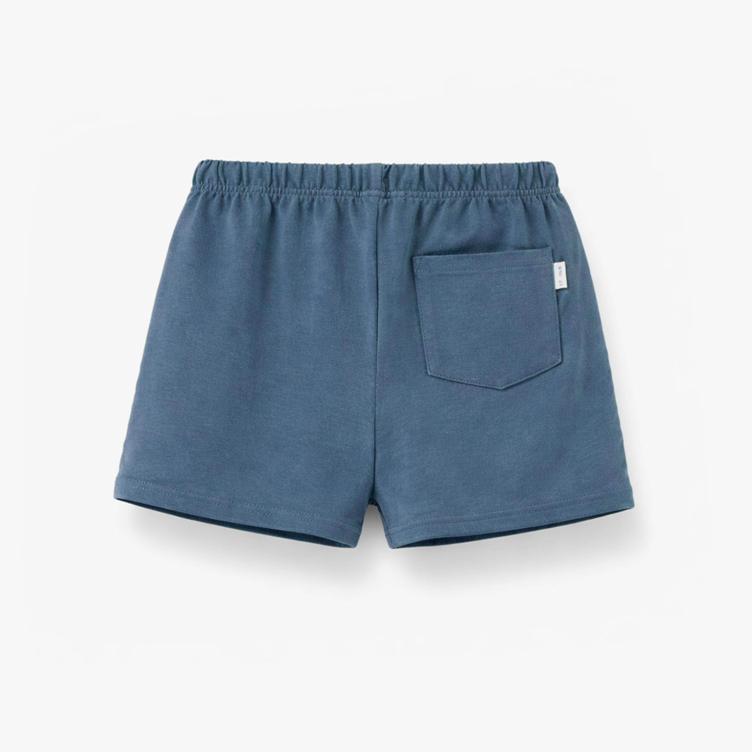 Dos du short bleu marine en jersey, bébé - Souris Mini