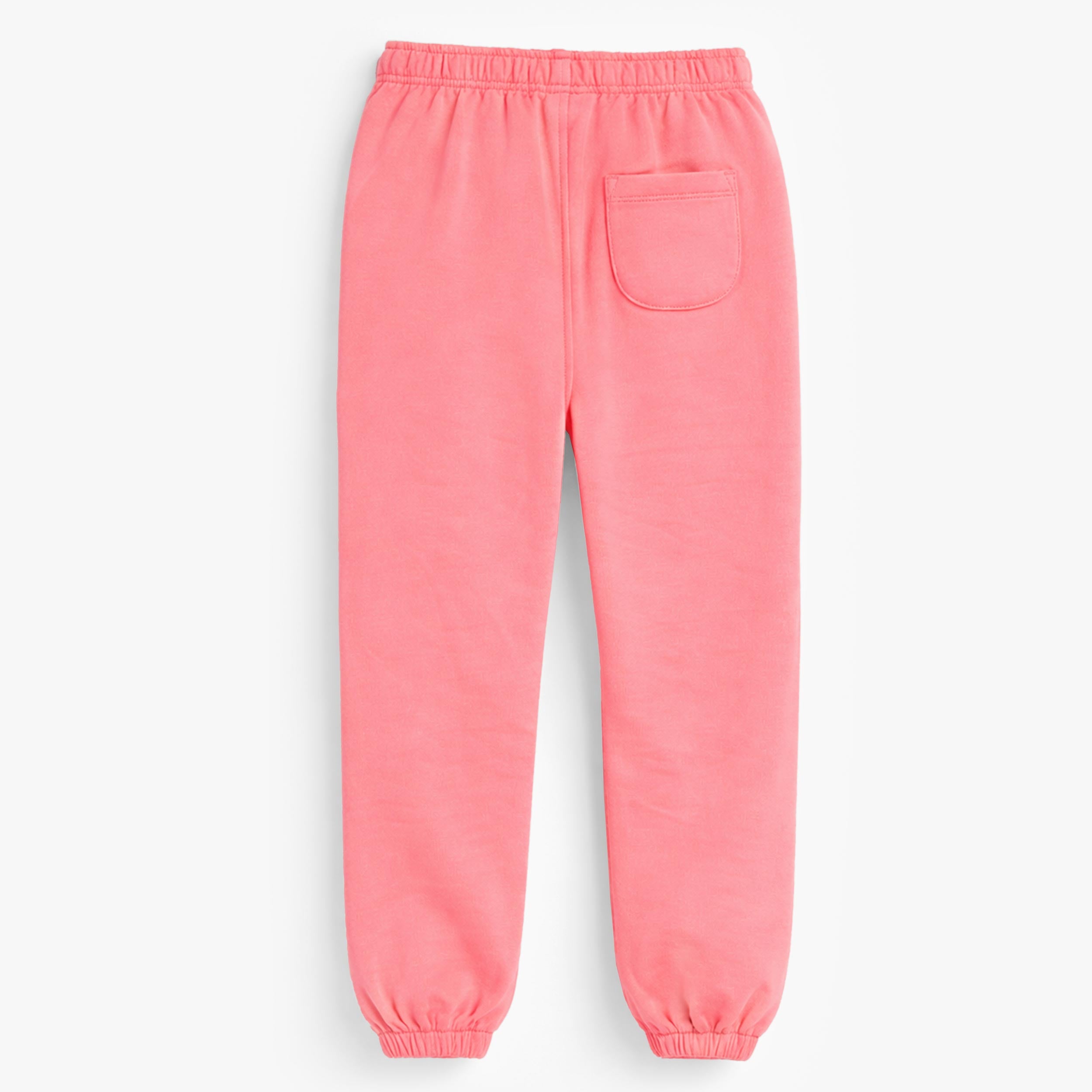 Dos du pantalon rose style jogger, enfant