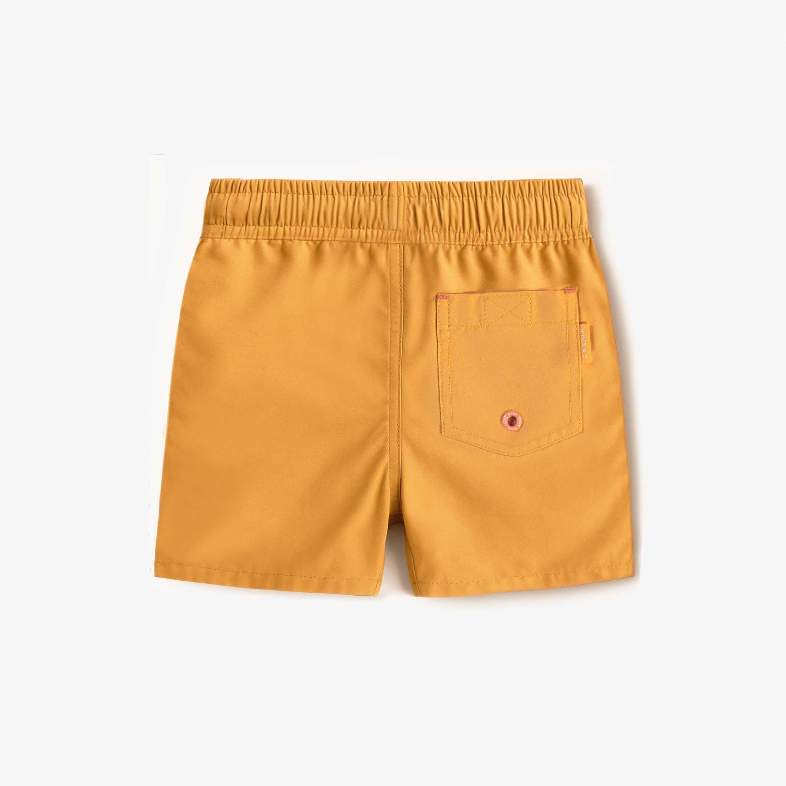 Dos du short de bain jaune, enfant - Souris Mini