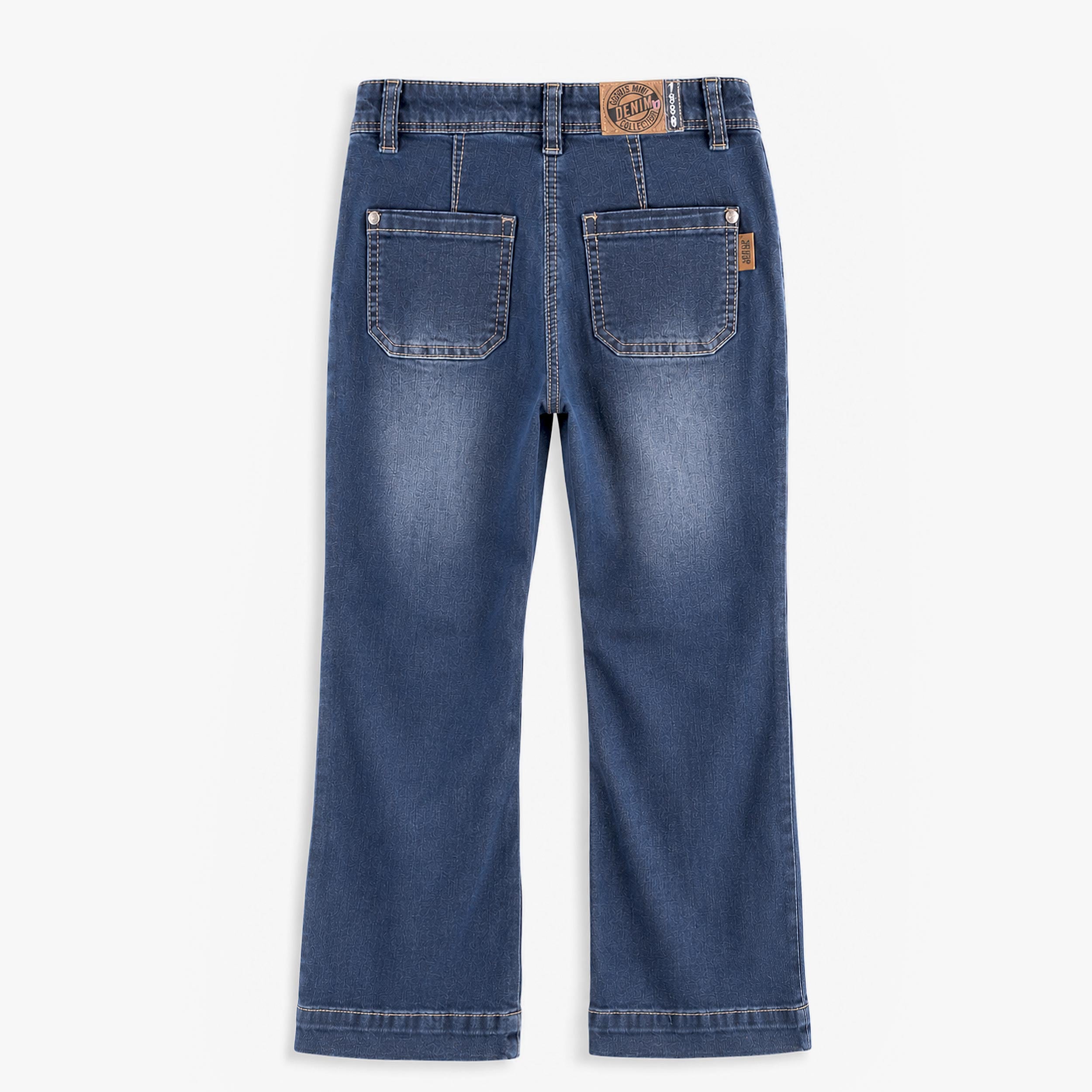 Dos du denim flare bleu foncé, enfant - Souris Mini