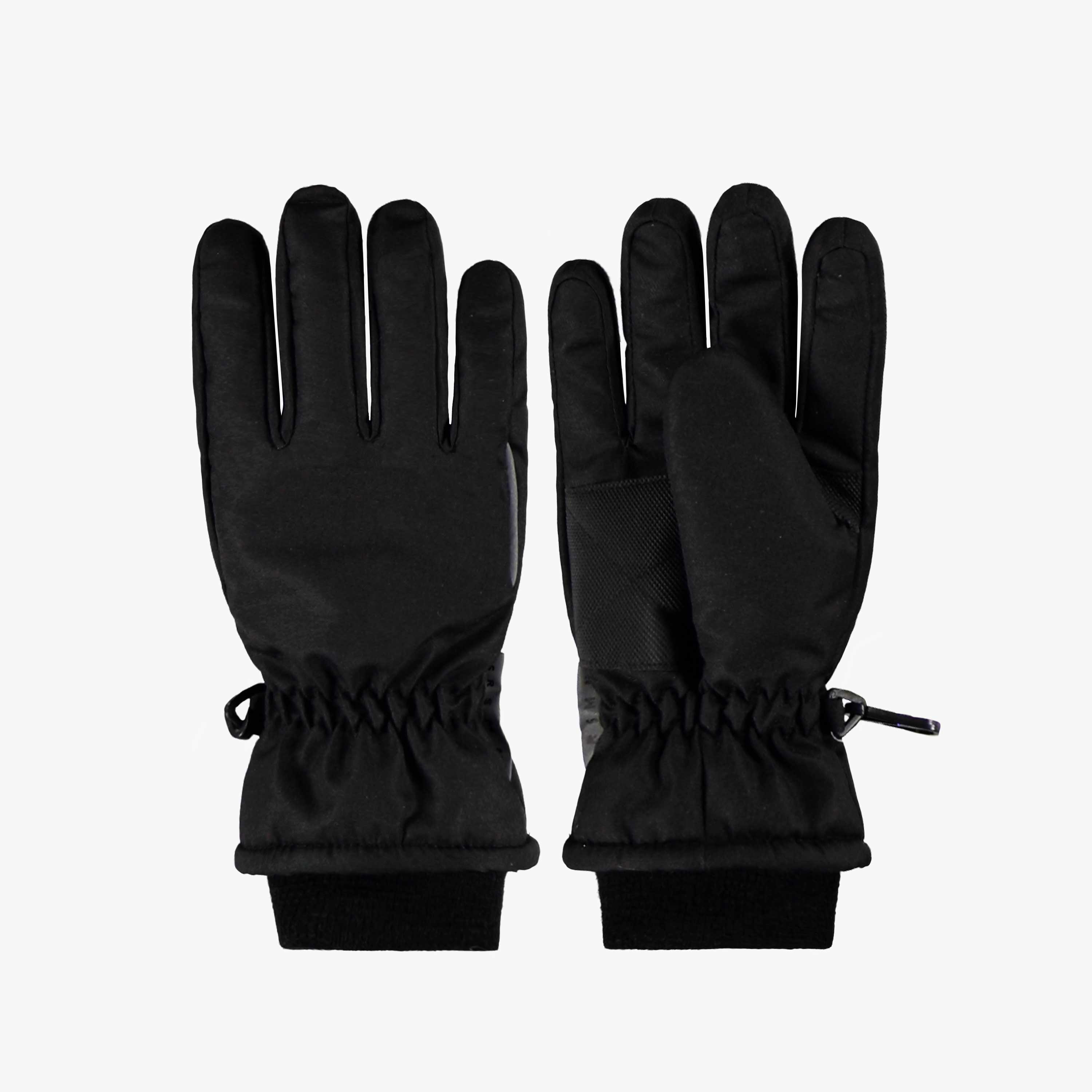 Gants noirs imperméables doublés en Thinsulate™, enfant
