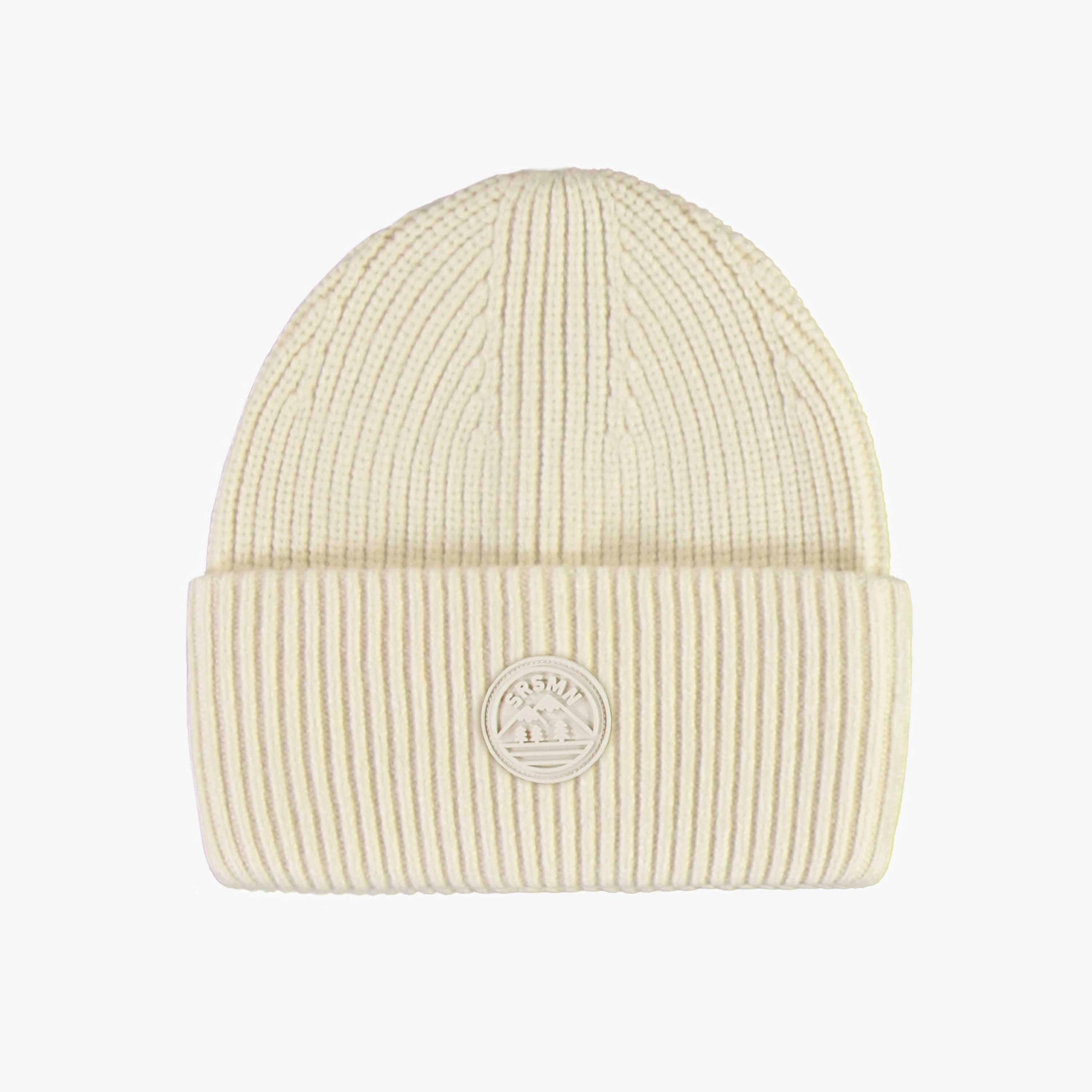 Tuque en tricot crème, enfant