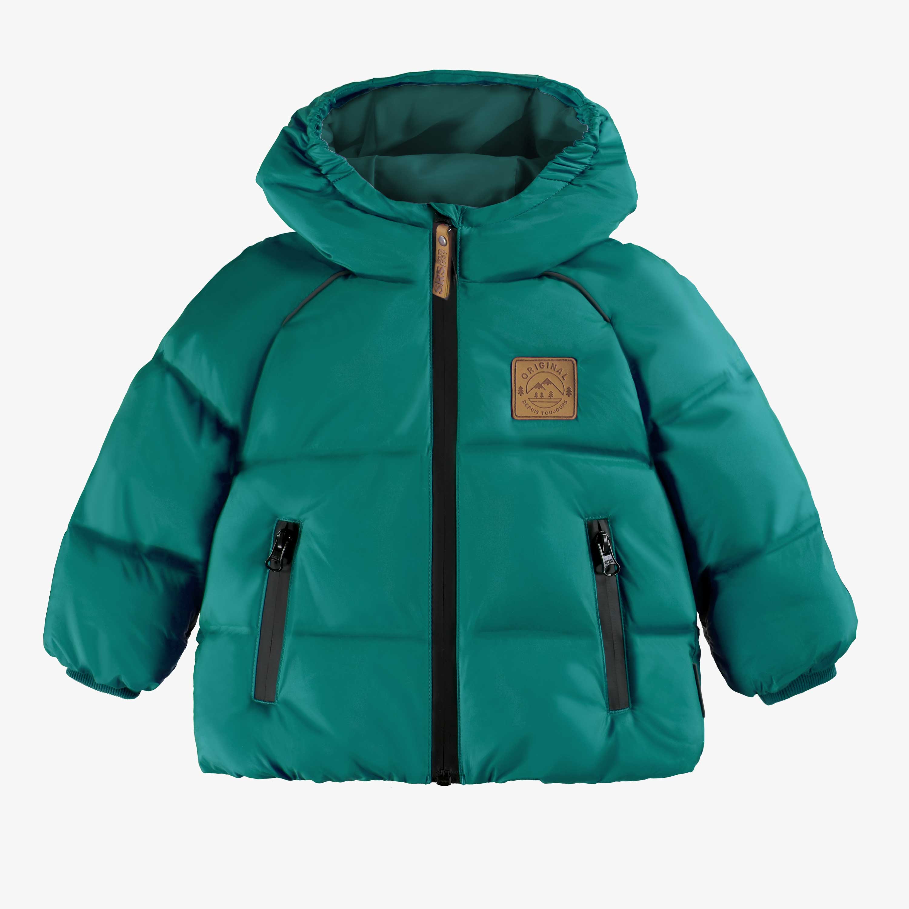 Manteau doudoune turquoise, bébé