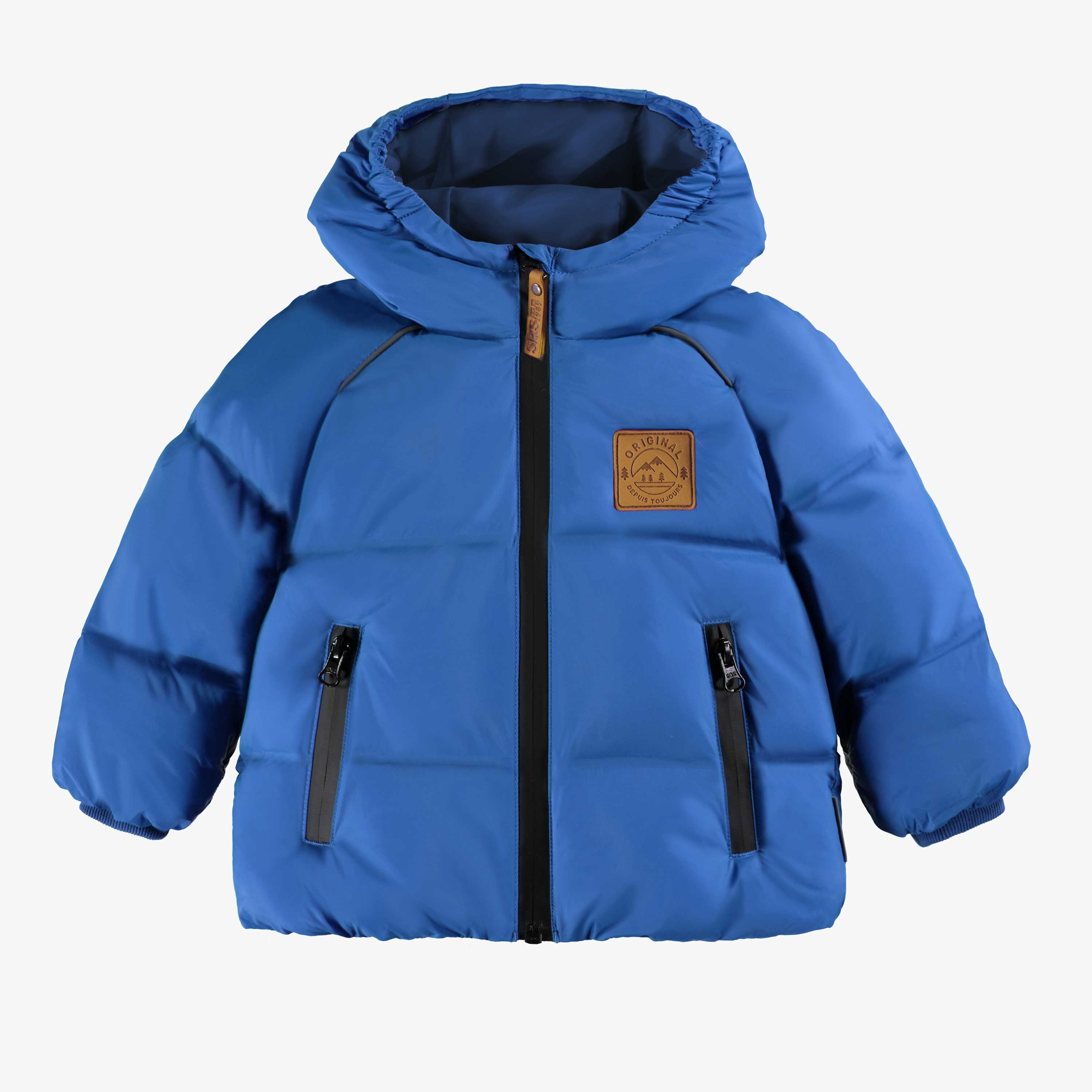 Manteau doudoune bleu, bébé