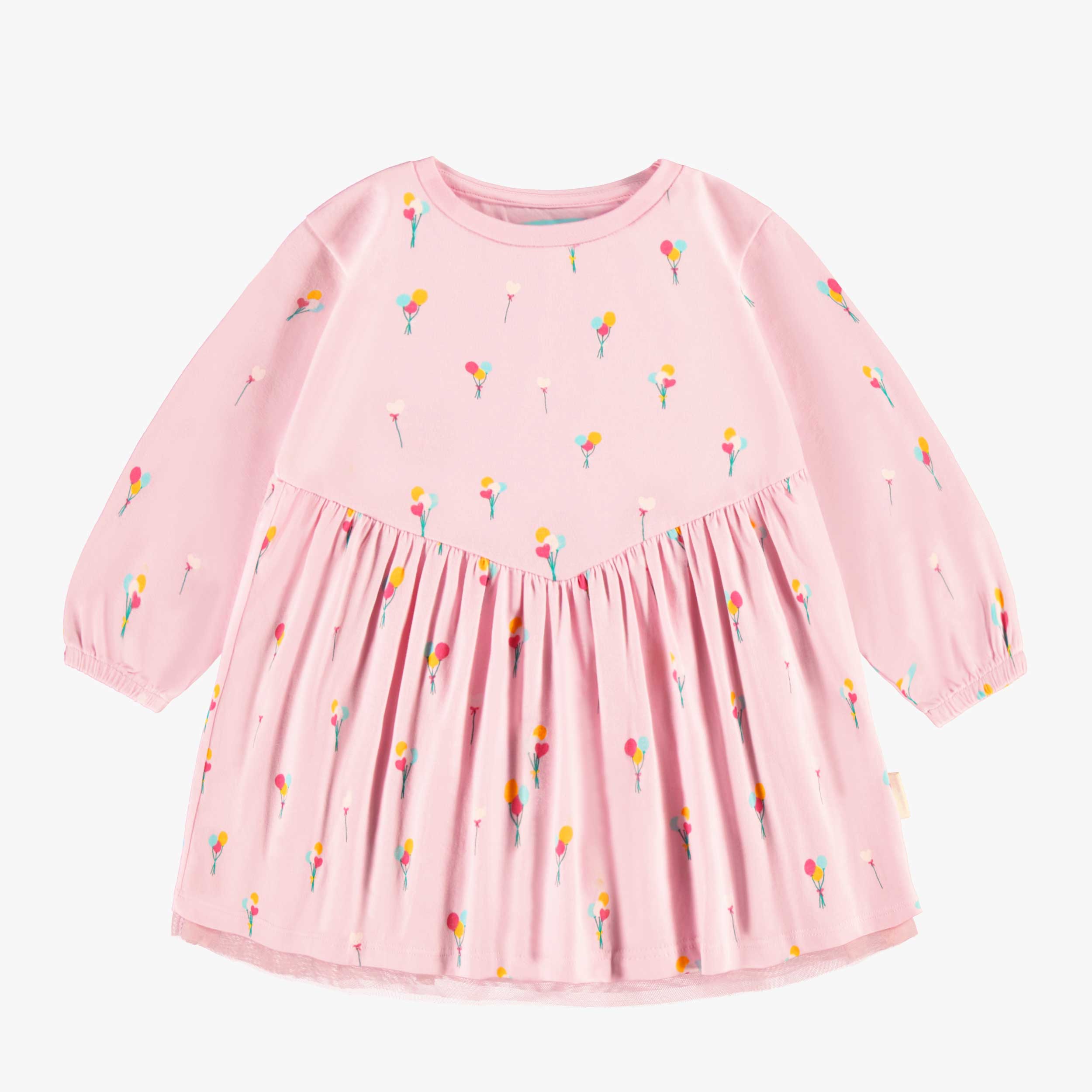Robe rose à motifs de ballons, bébé